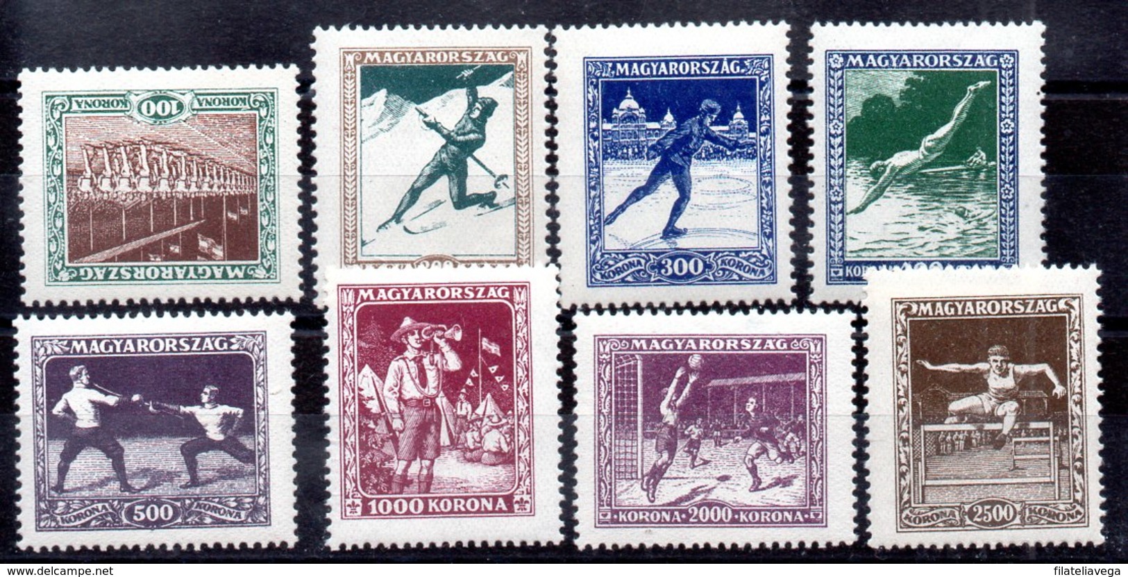 Serie De Hungría N ºYvert  371/78 ** Valor Catálogo 90.0€ - Unused Stamps