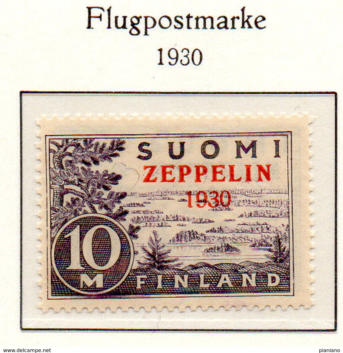 PIA - FINLANDIA - 1930  : Francobollo Del 1930 Sovrastampato -   (Yv  PA 1) - Unused Stamps