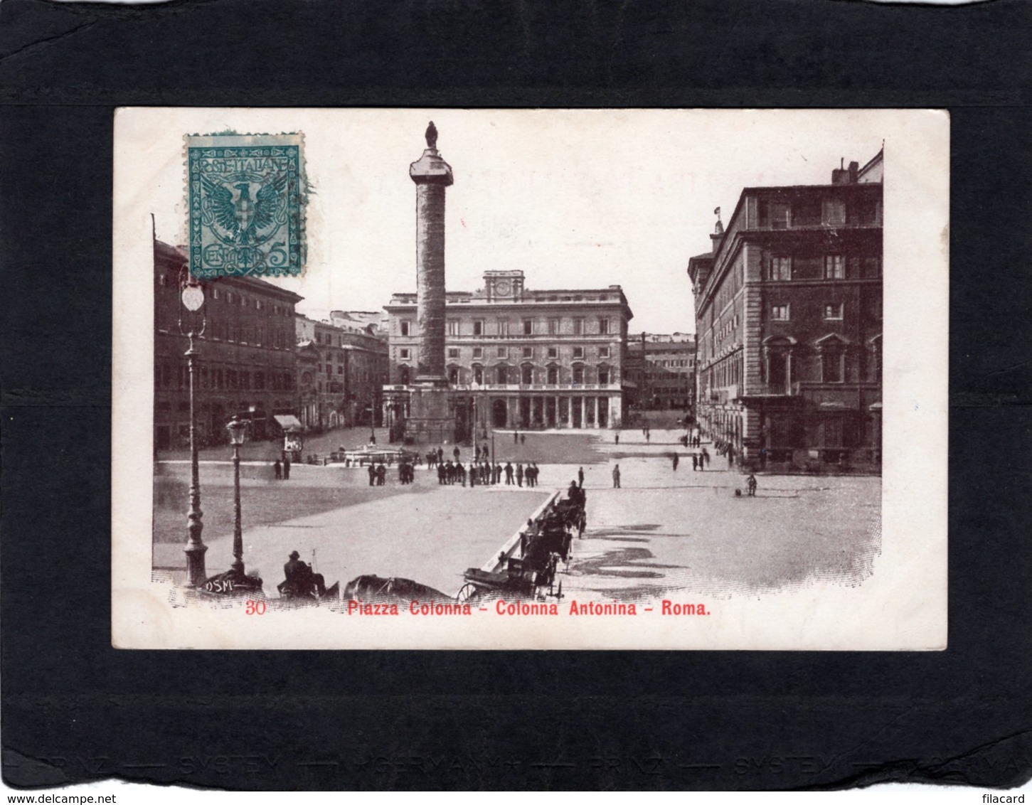 85771    Italia,     Piazza Colonna,  Colonna  Antonina,   Roma,  VG - Places & Squares