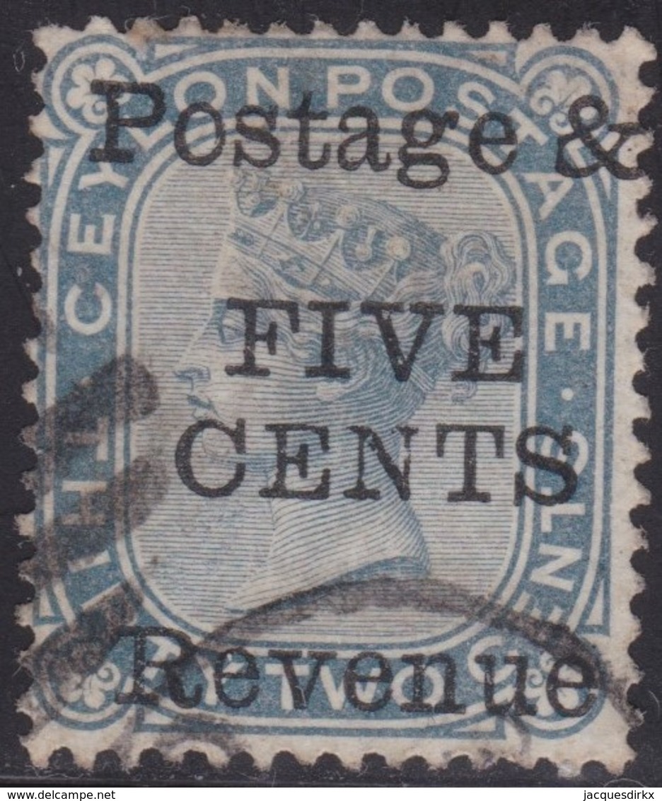 Ceylon    .   SG  .     155        .   O     .   Cancelled        .   /    .  Gebruikt - Ceylon (...-1947)