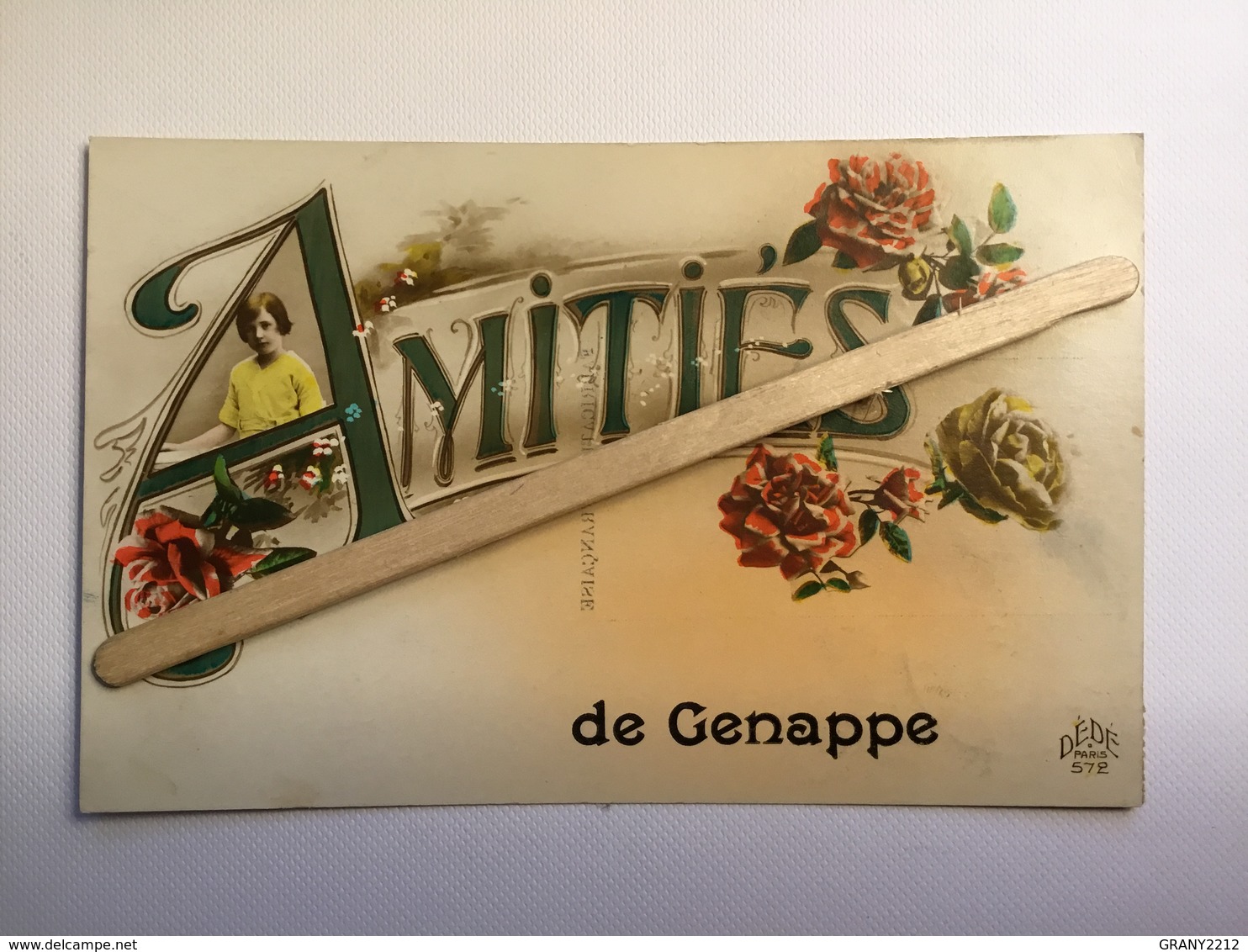 AMITIÉS DE GENAPPE « 1926  (Dédé Paris Nº 572) - Genappe