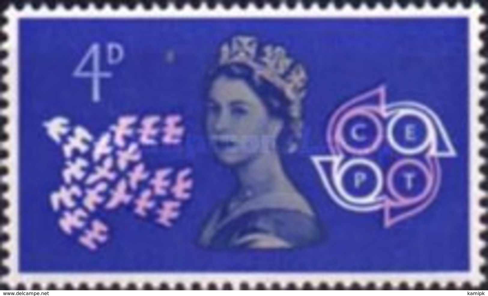 USED STAMPS Great-Britain - EUROPA Stamps - Queen Elizabeth & CEPT-1961 - Used Stamps