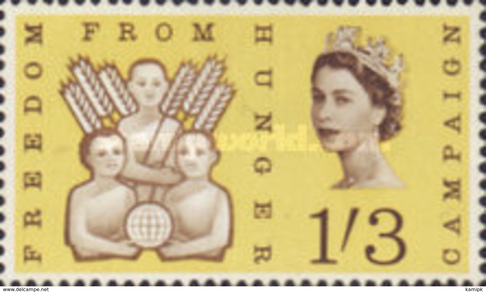 USED STAMPS Great-Britain - "Freedom From Hunger" Campaign	 -1963 - Usados