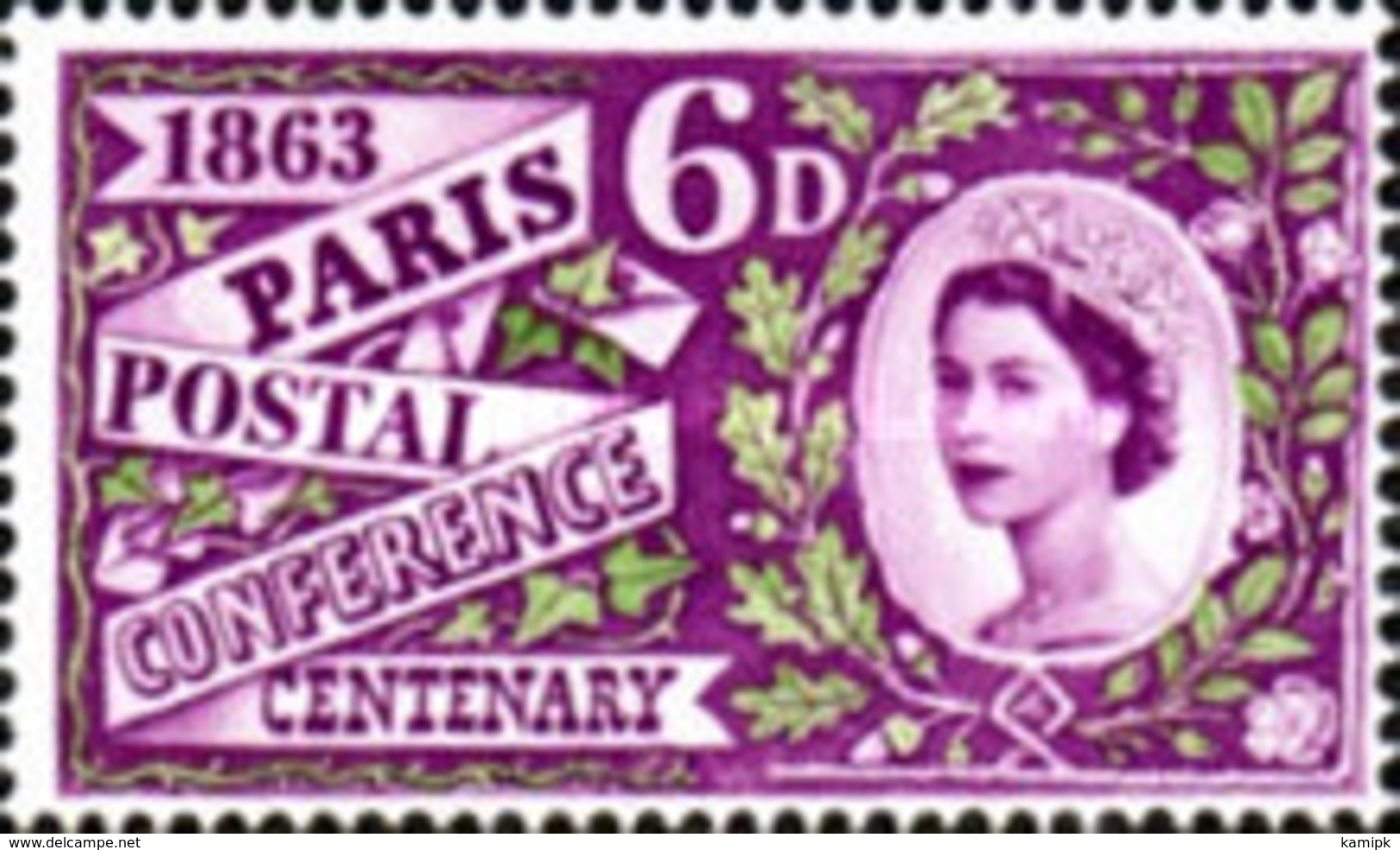USED STAMPS Great-Britain - The 100th Anniversary Of The First Inter  -1963 - Gebraucht