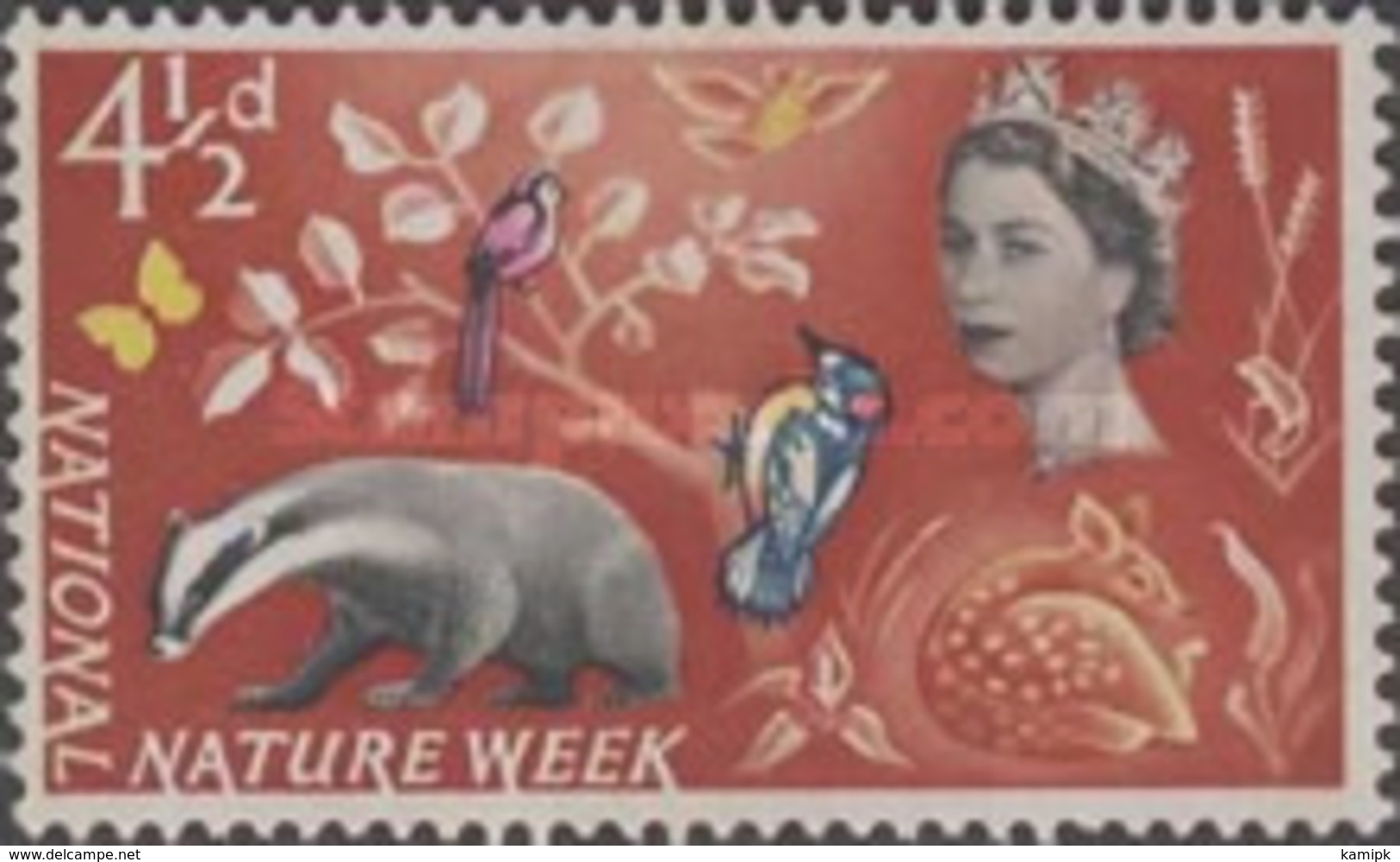 USED STAMPS Great-Britain - National Nature Week	  -1963 - Used Stamps