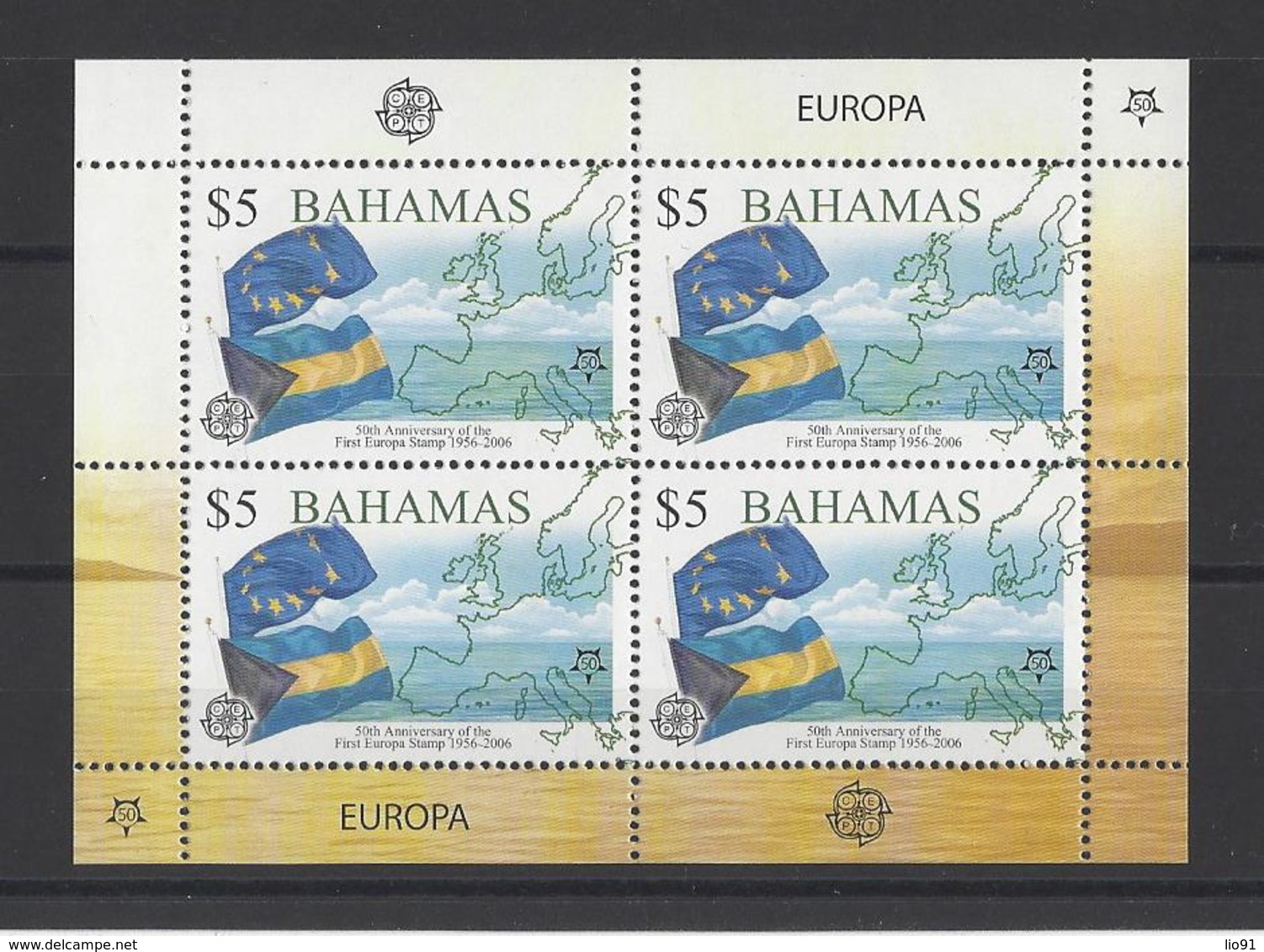 BAHAMAS  YT   N° 1213/1216   Neuf **  Europa  2005 - Bahamas (1973-...)