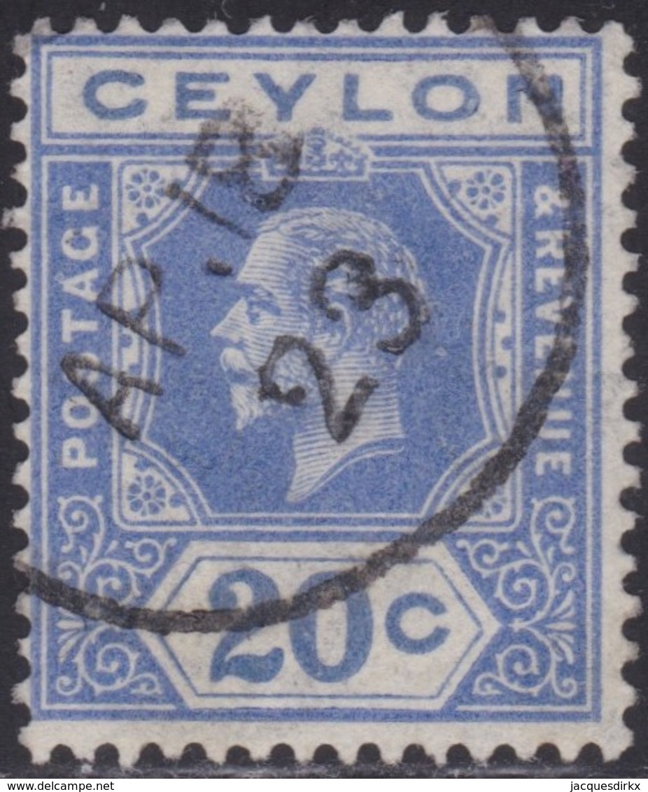 Ceylon    .   SG  .     350          .       O     .   Cancelled        .   /    .  Gebruikt - Ceylon (...-1947)