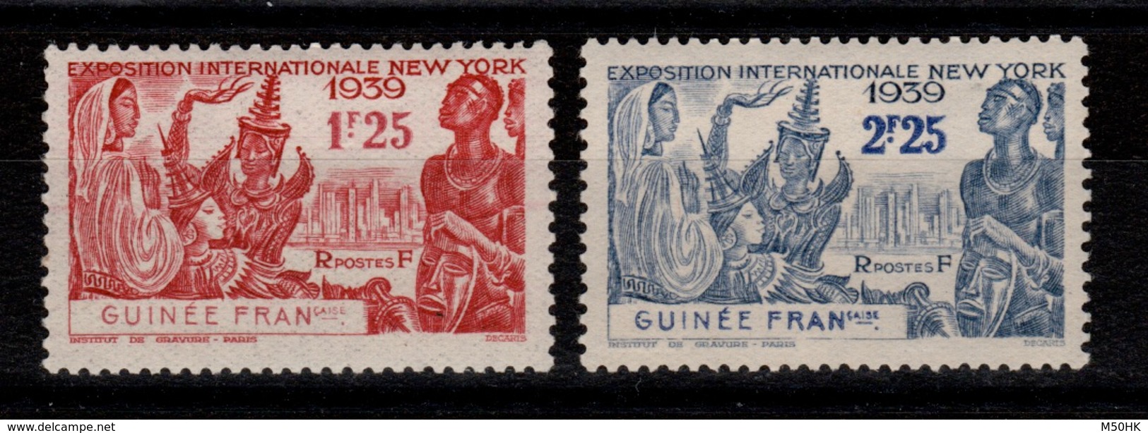 Guinee -  YV 151 & 152 N* - New York - Neufs