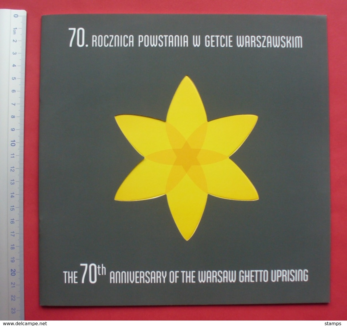 Poland 2013 - Mint Sheet Of 6 Stamps And FDC In Folder - Warsaw Ghetto Uprising, Judaica --- Pologne Polen --- 65 Ju - Jewish