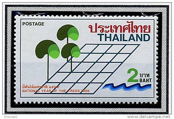 Thaïlande ** N° 1145 - Année Nationale De L'arbre (2P55) - Thaïlande