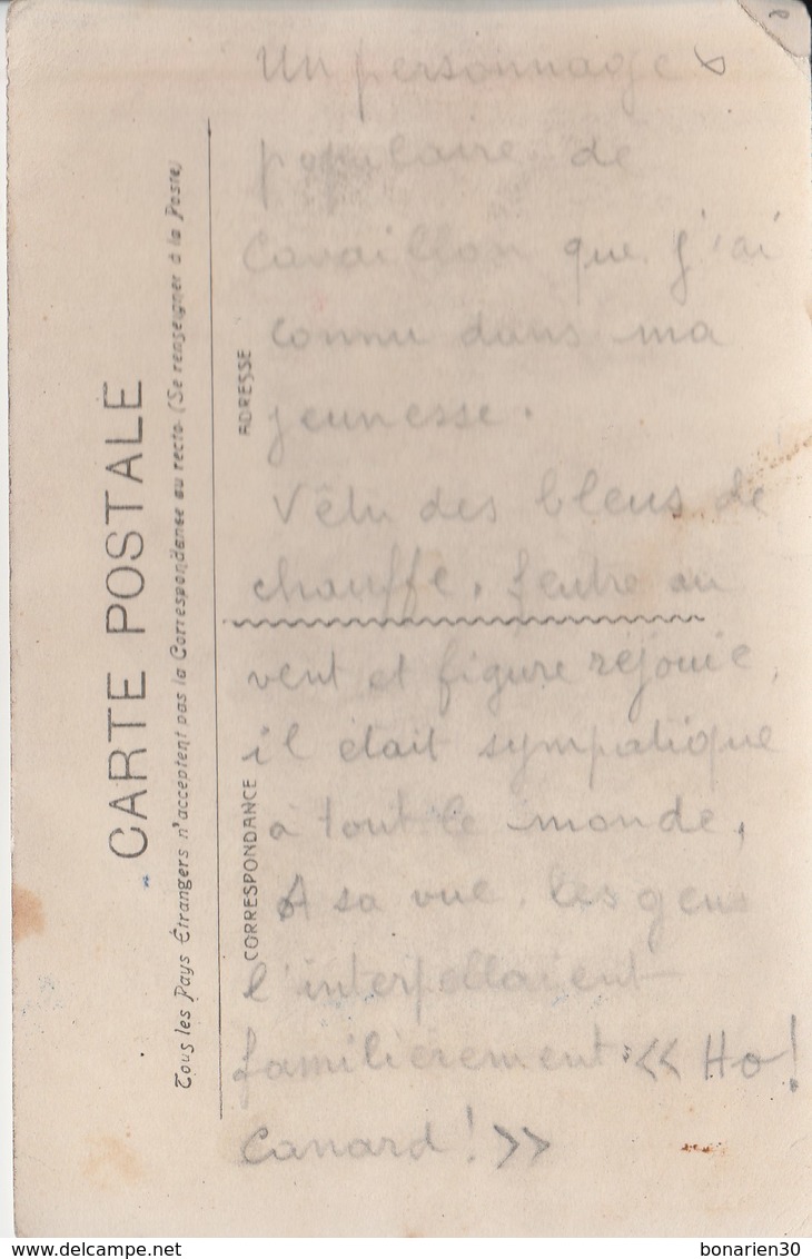 CPA 84 CAVAILLON  HO CANARD PERSONNAGE POPULAIRE     PEU COURANTE - Cavaillon