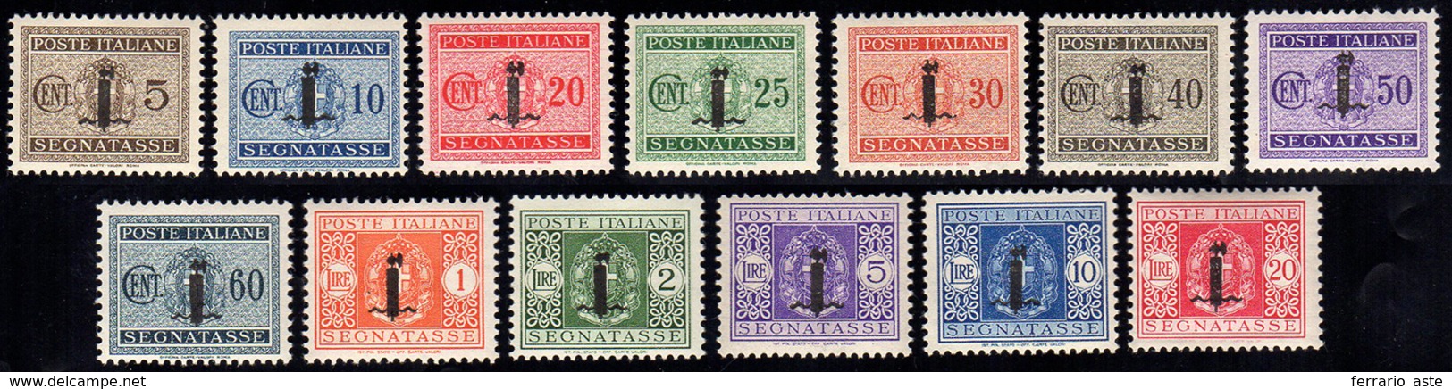 1944 - Soprastampati Fascetto (60/72), Gomma Originale, Perfetti.... - Altri & Non Classificati