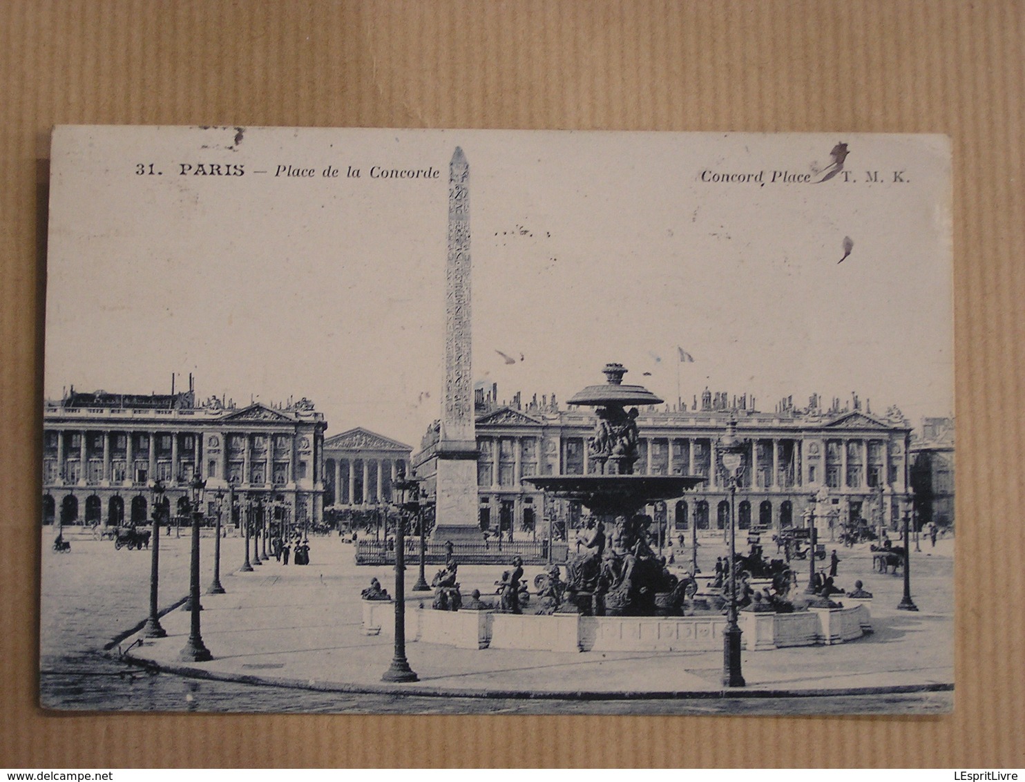 PARIS Place De La Concorde Animée Carte Postale France - Notre Dame De Paris