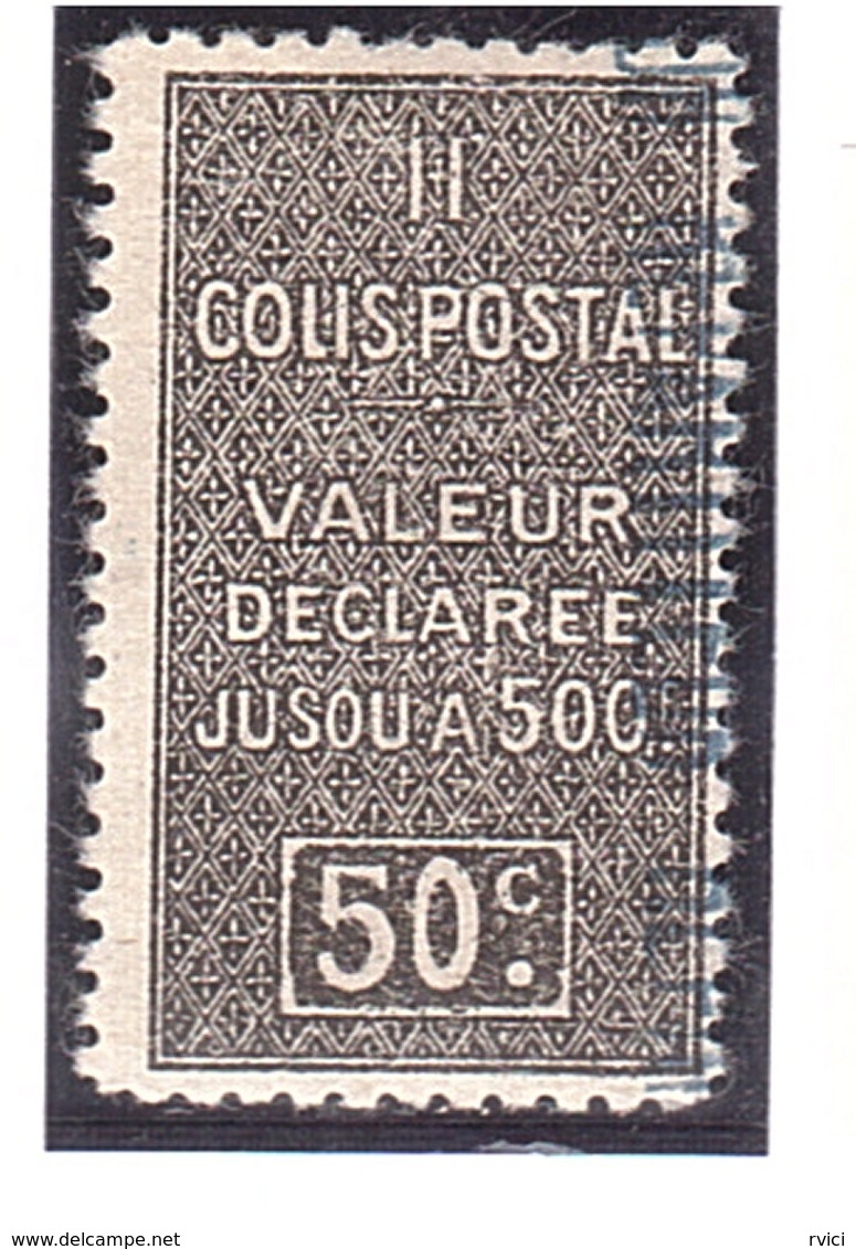 ALGÉRIE COLIS POSTAUX Variété (Yv.16) My. 24* - Colis Postaux