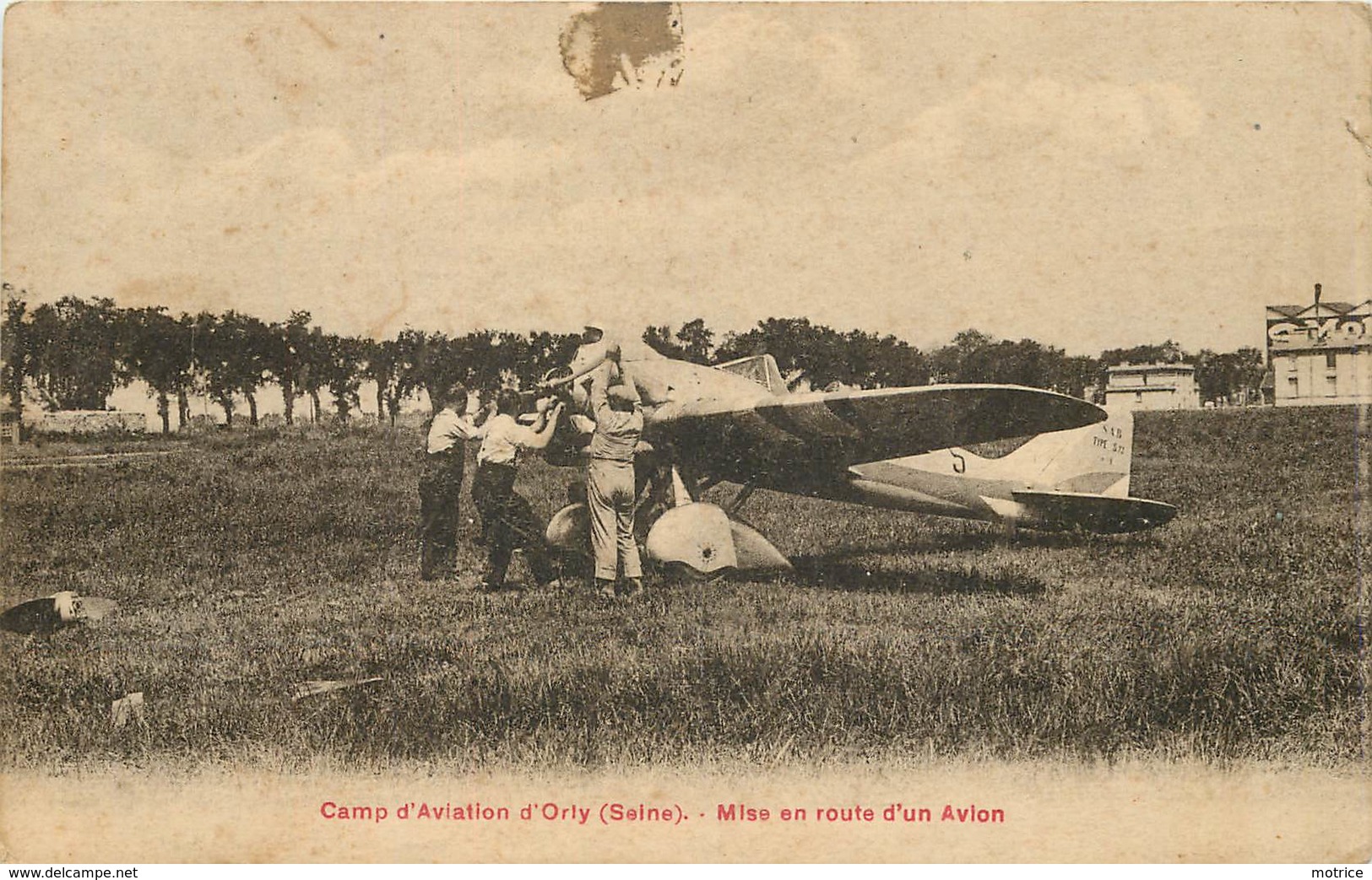 CAMP D'AVIATION D'ORLY - Mise En Route D'un Avion. - Aérodromes