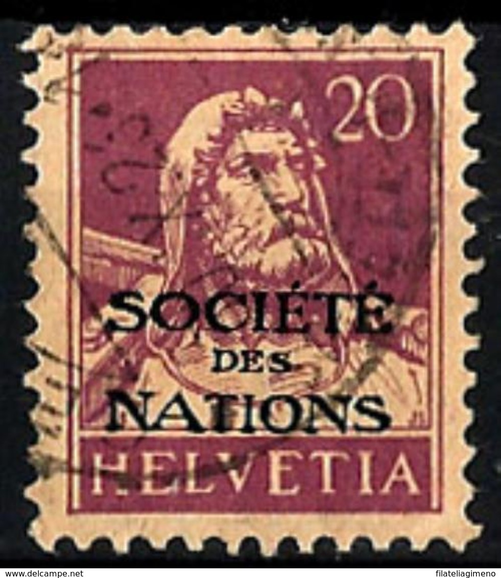 Suiza Servicio Nº 19 Usado - Dienstzegels
