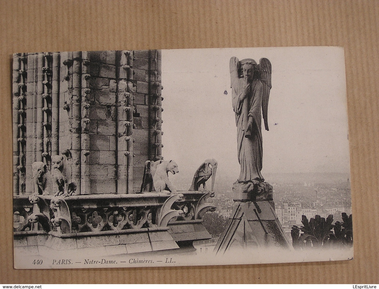 PARIS Cathédrale Notre-Dame De Paris Chimères  Carte Postale France - Notre Dame De Paris