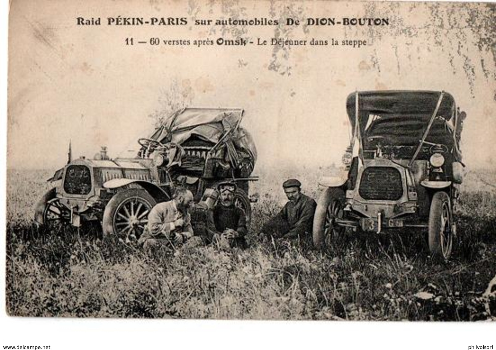 RAID PARIS PEKIN SUR DE DION BOUTON - Rally Racing