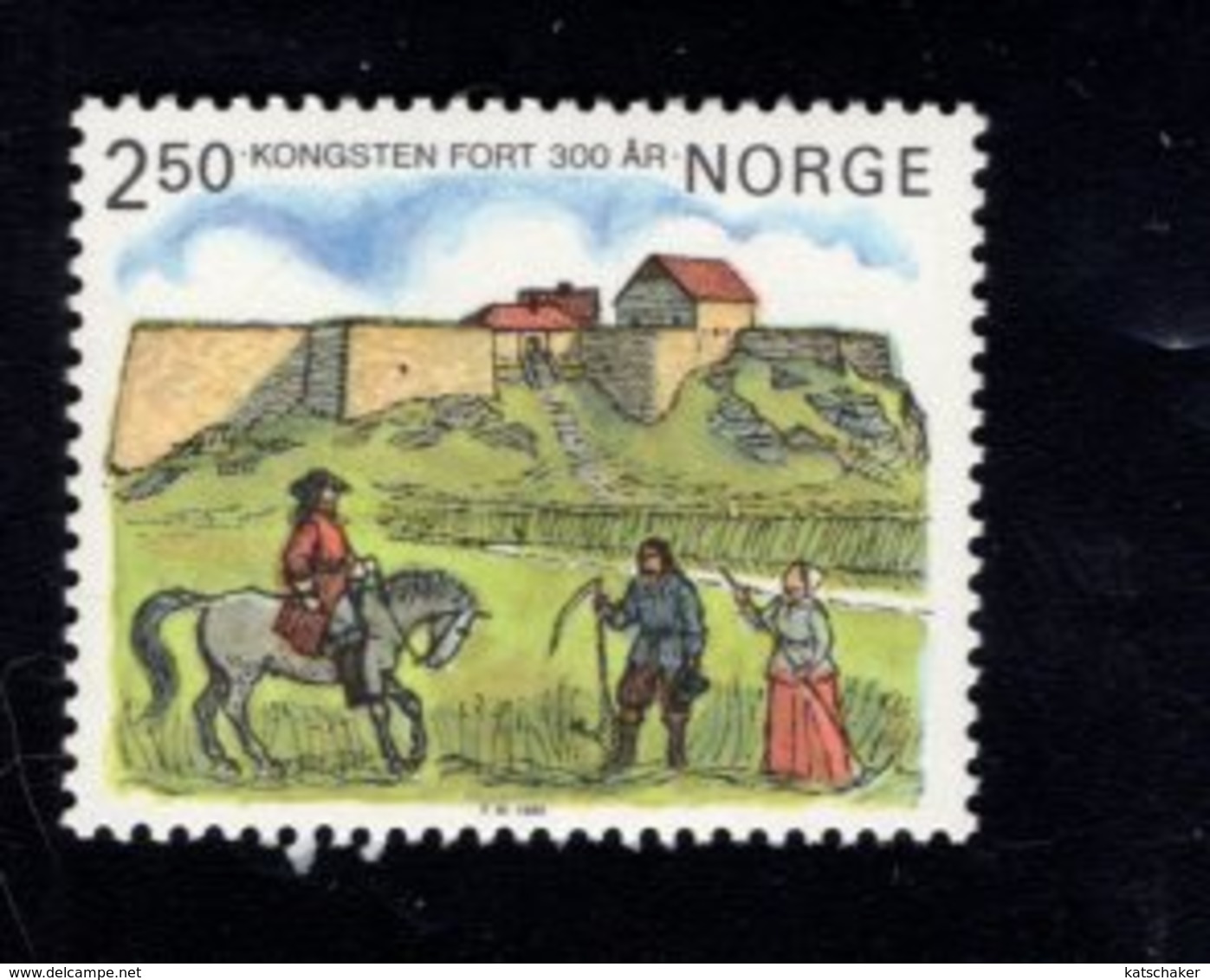 762992753 1985 SCOTT 860 POSTFRIS  MINT NEVER HINGED EINWANDFREI  (XX)  KONGSTEN FORT 300TH ANNIV - Neufs