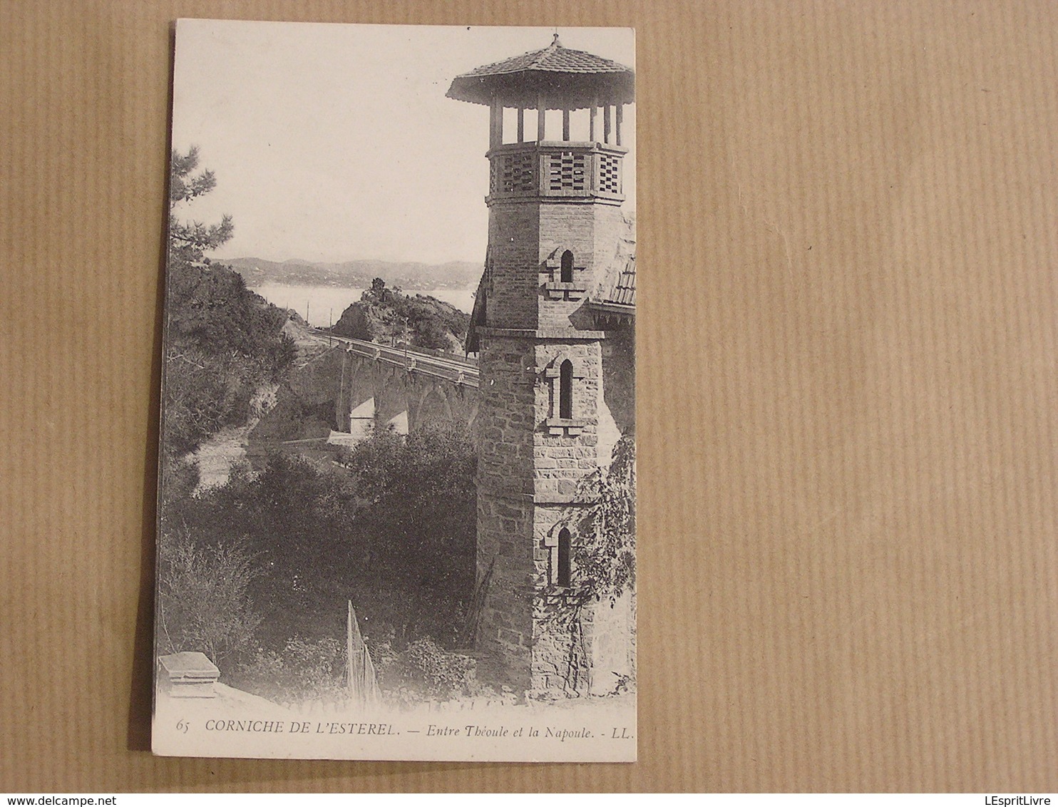 CORNICHE DE L' ESTEREL Entre Théoule Et Napoule Pont Monument Département 06 Alpes Maritimes Carte Postale France - Cannes