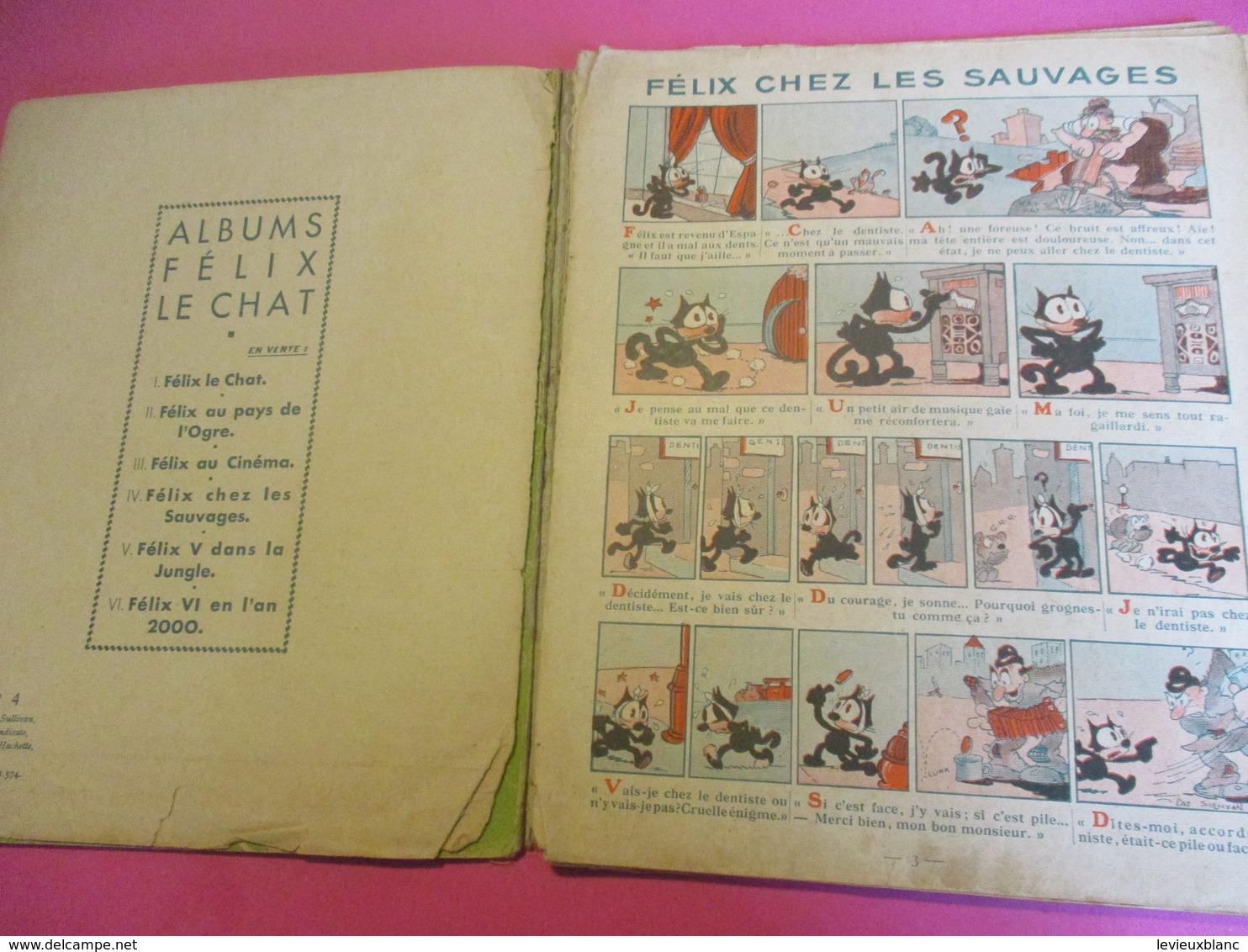 FELIX Chez Les SAUVAGES/Hachette/Pat Sullivan /King Features Syndicate/ Winckler Et Librairie Hachette N° 4 /1933  BD145 - Félix De Kat