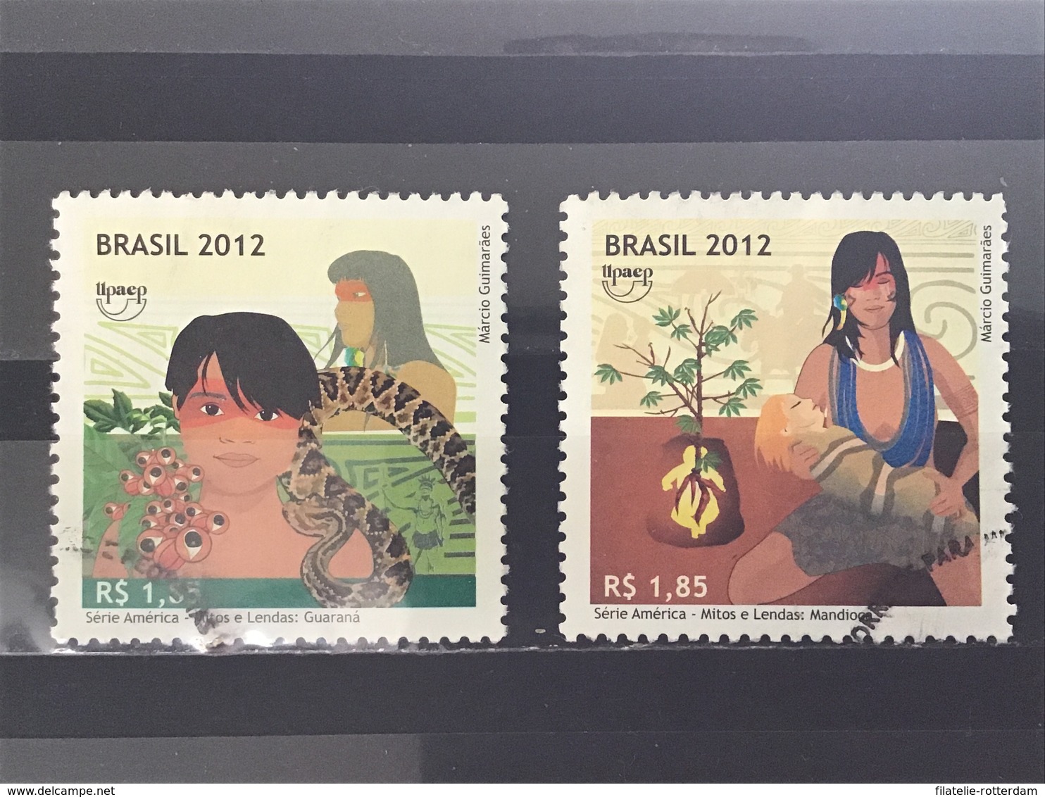 Brazilië / Brazil - Complete Set Mythes En Legendes 2012 - Used Stamps