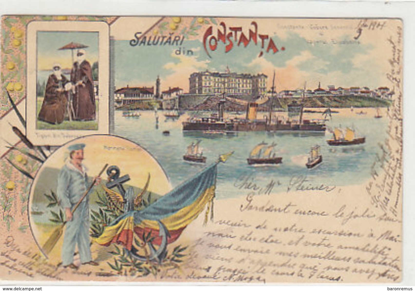 Salutari Din Constanta - Litho - 1901     (190501) - Roumanie