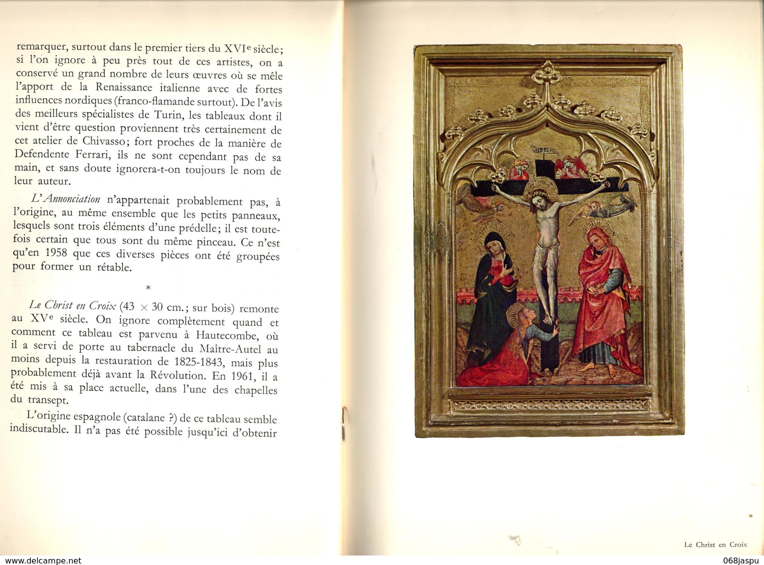 Brochure Tableau Ancien De Hautecombe - Autres & Non Classés