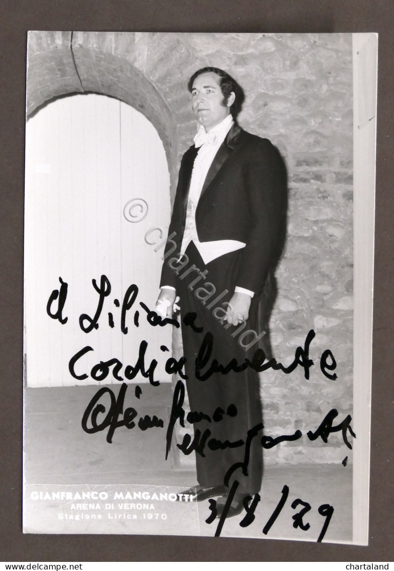 Musica Lirica - Autografo Del Cantante Gianfranco Manganotti - 1979 - Altri & Non Classificati