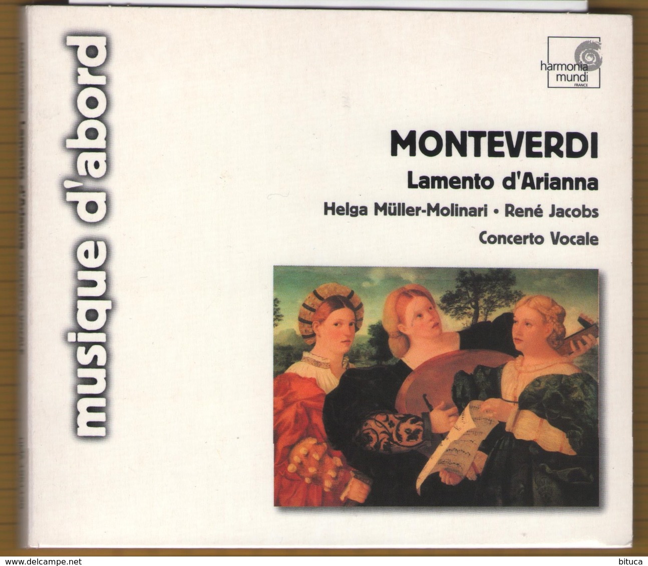 CD MONTEVERDI LAMENTO D'ARIANNA  BON ETAT & RARE - Classique