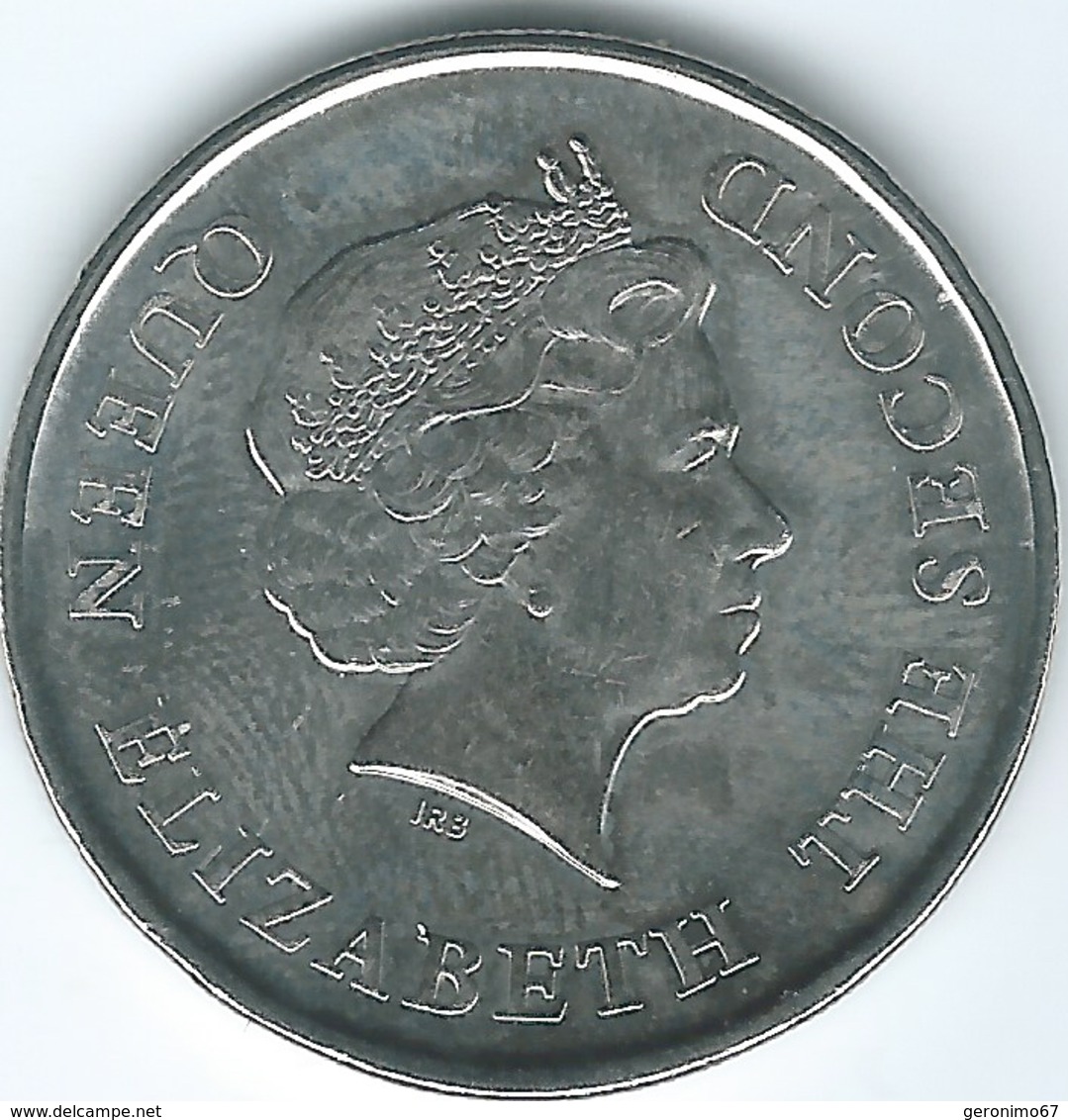 East Caribbean - 2011 - Elizabeth II - 2 Dollars - KM87 - 10th Anniversary Of Financial Information Month - East Caribbean States