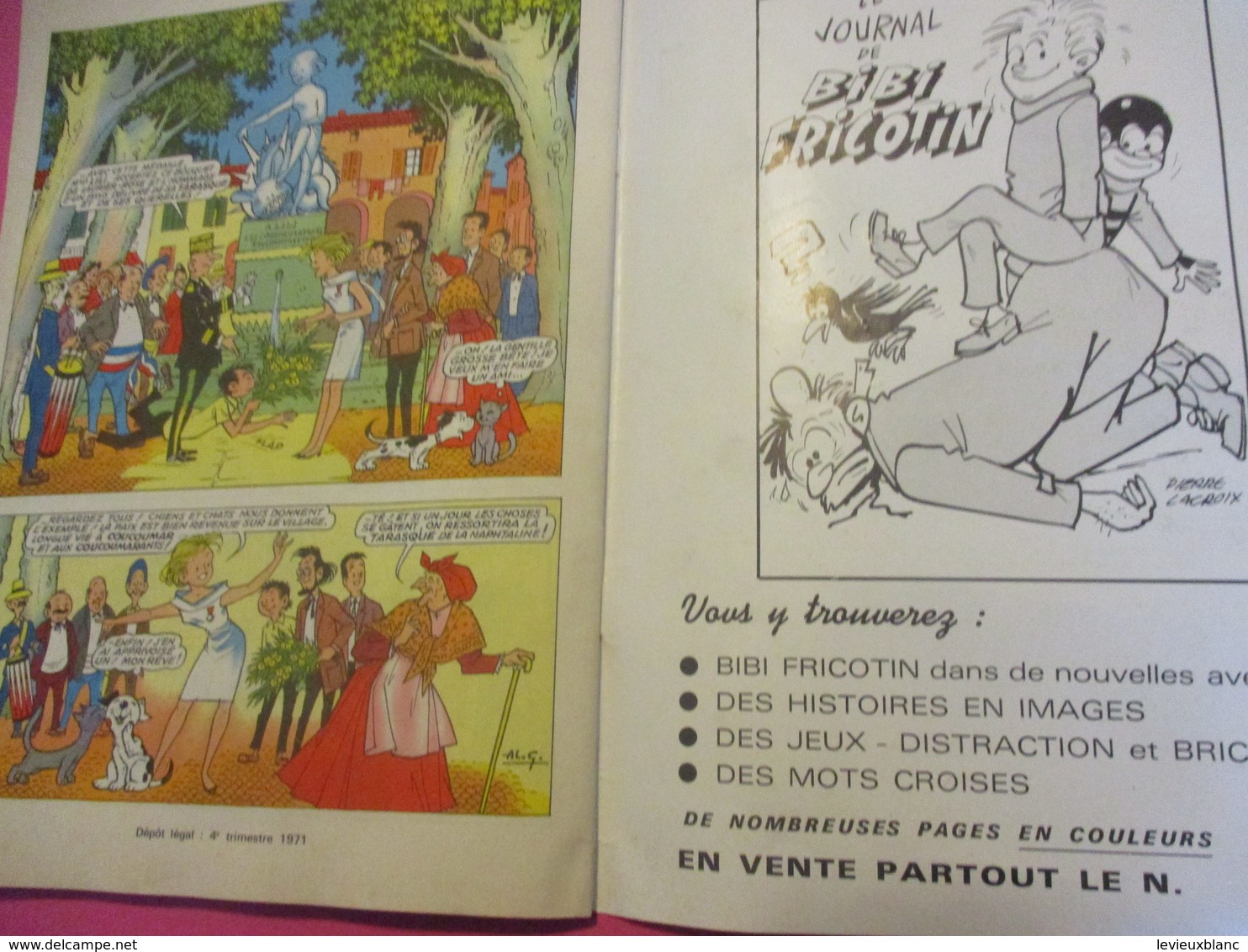 L'Espiégle LILI/Lili et la Tarasque/Les beaux albums de la jeunesse joyeuse/  N°34/ 1971    BD150