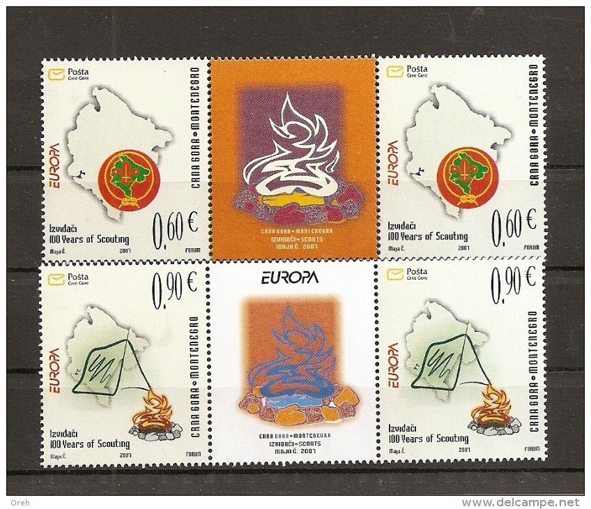 MONTENEGRO 2007,EUROPA CEPT,MNH - 2007