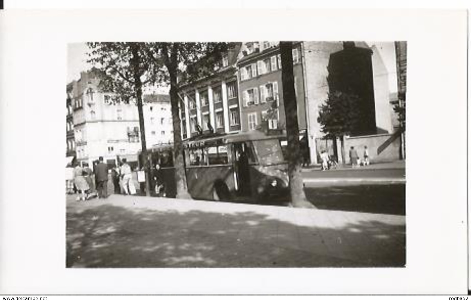 Photo -Trolleybus - Metz En 1955 - Haut Rhin - 68 - Lieux