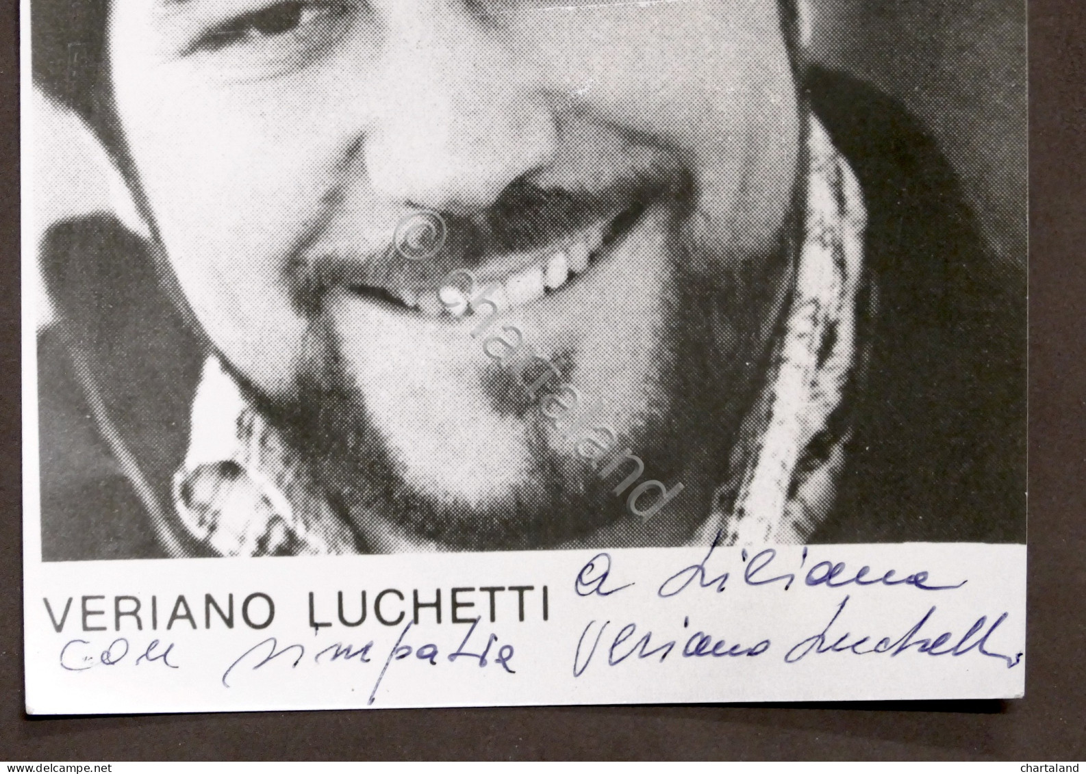 Musica Lirica - Autografo Del Tenore Veriano Luchetti - 1980 Ca. - Altri & Non Classificati