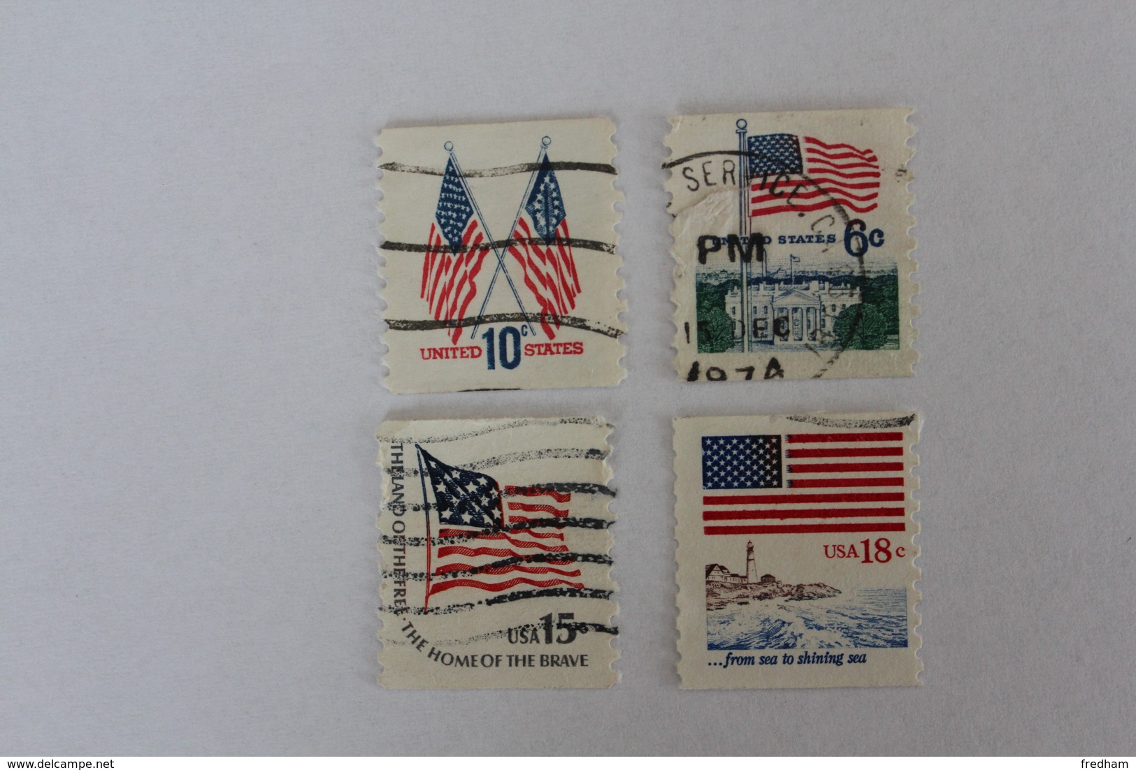 TIMBRES ETATS -UNIS DRAPEAUX DIFFERENTES EMISSIONS  TB - Other & Unclassified