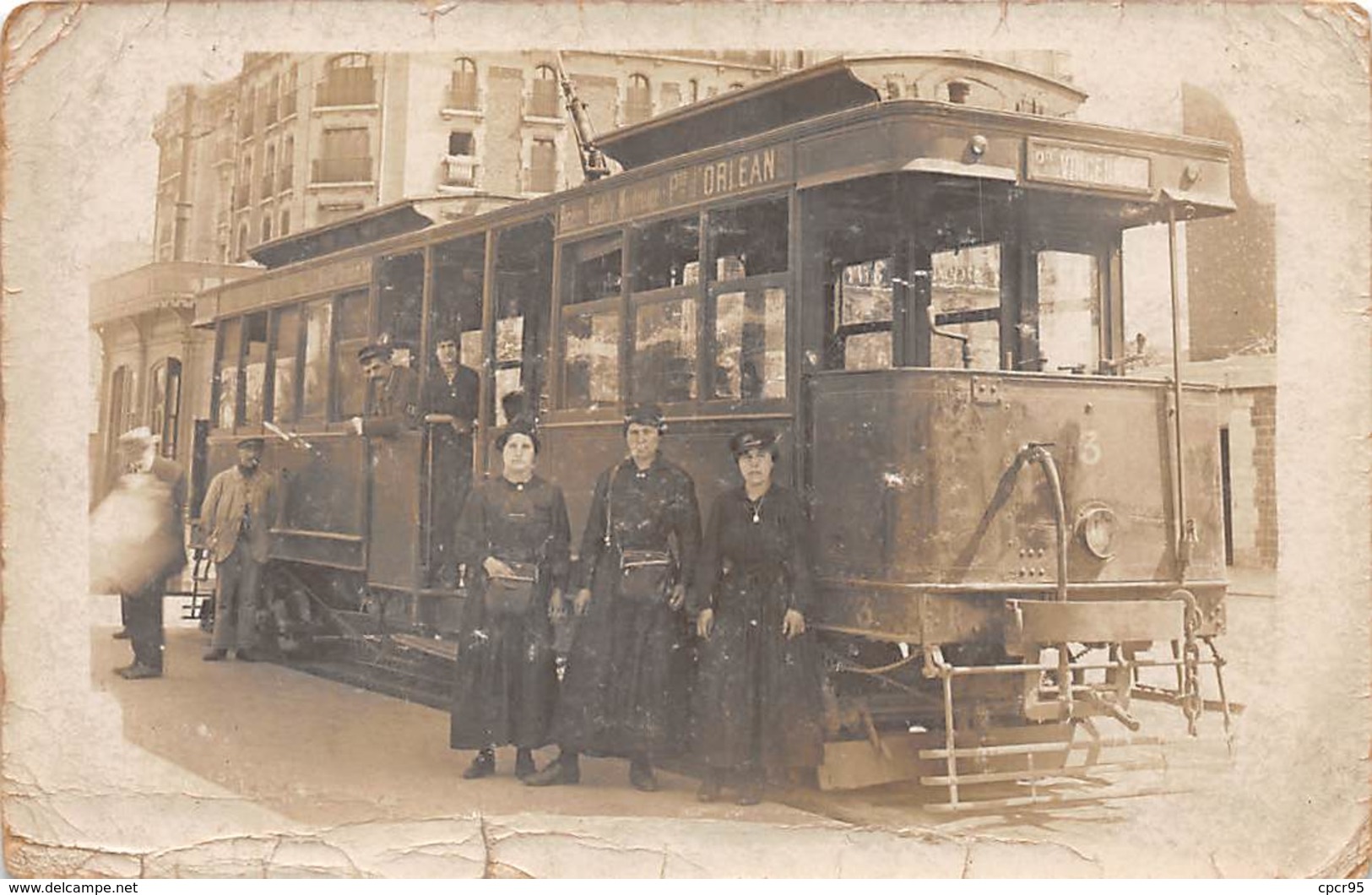 75014. N°55354.paris.porte D'orléans.tramway.en Etat.carte Photo - Arrondissement: 14