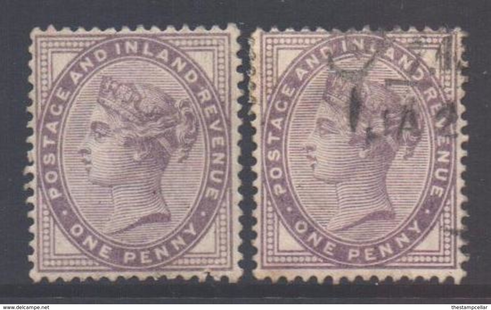 GB Scott 89 - SG174, 1881 Victoria 1d 14 Dots Mint & Used - Sin Clasificación