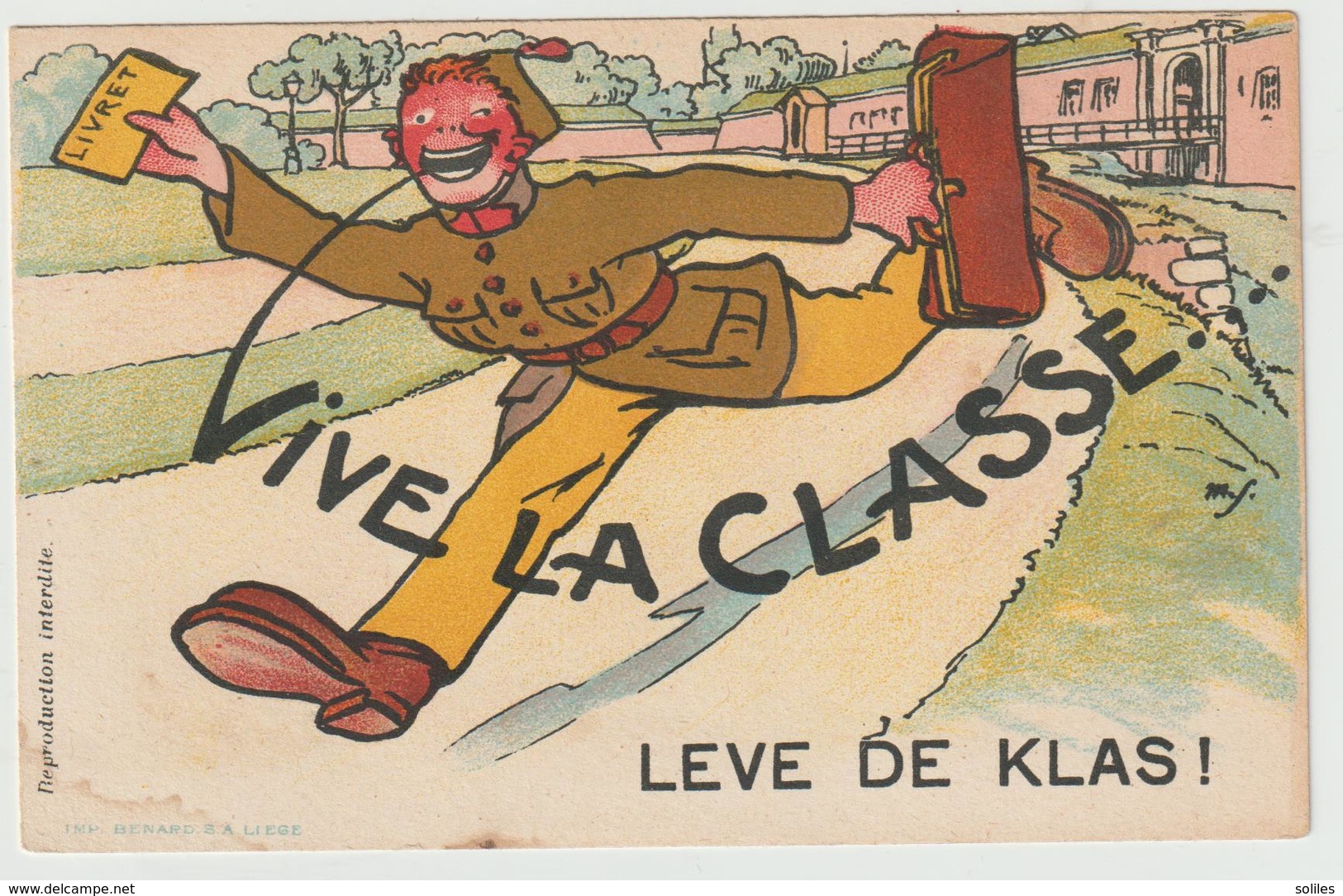 ARMÉE BELGE - VIVE LA CLASSE,  ( Militaire Avec Son Livret ) - Humour