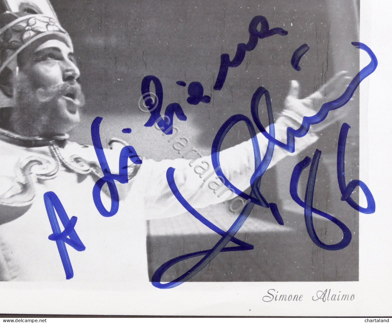 Musica Lirica - Autografo Del Basso-baritono Simone Alaimo - 1986 - Altri & Non Classificati