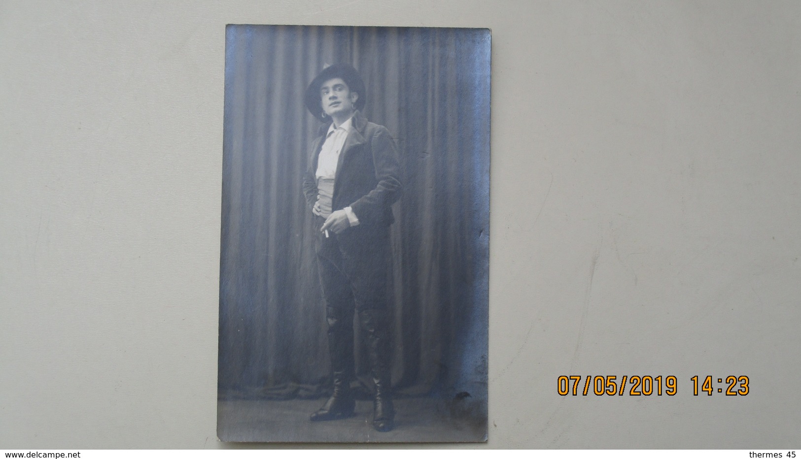 LOT 5 CARTES PHOTOS DEDICACEES / ARTISTES DE L'OPERA COMIQUE - Célébrités