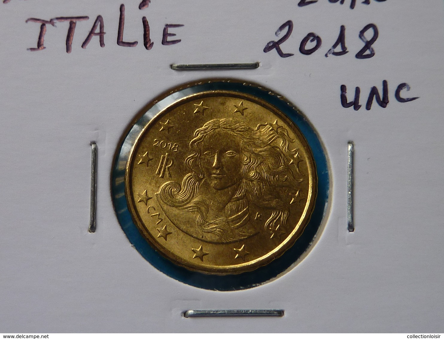 10 CENTIMES EURO ITALIE 2018 Unc ( Livrée Sous étui H B - Voir Les 3 Photos ) - Italie