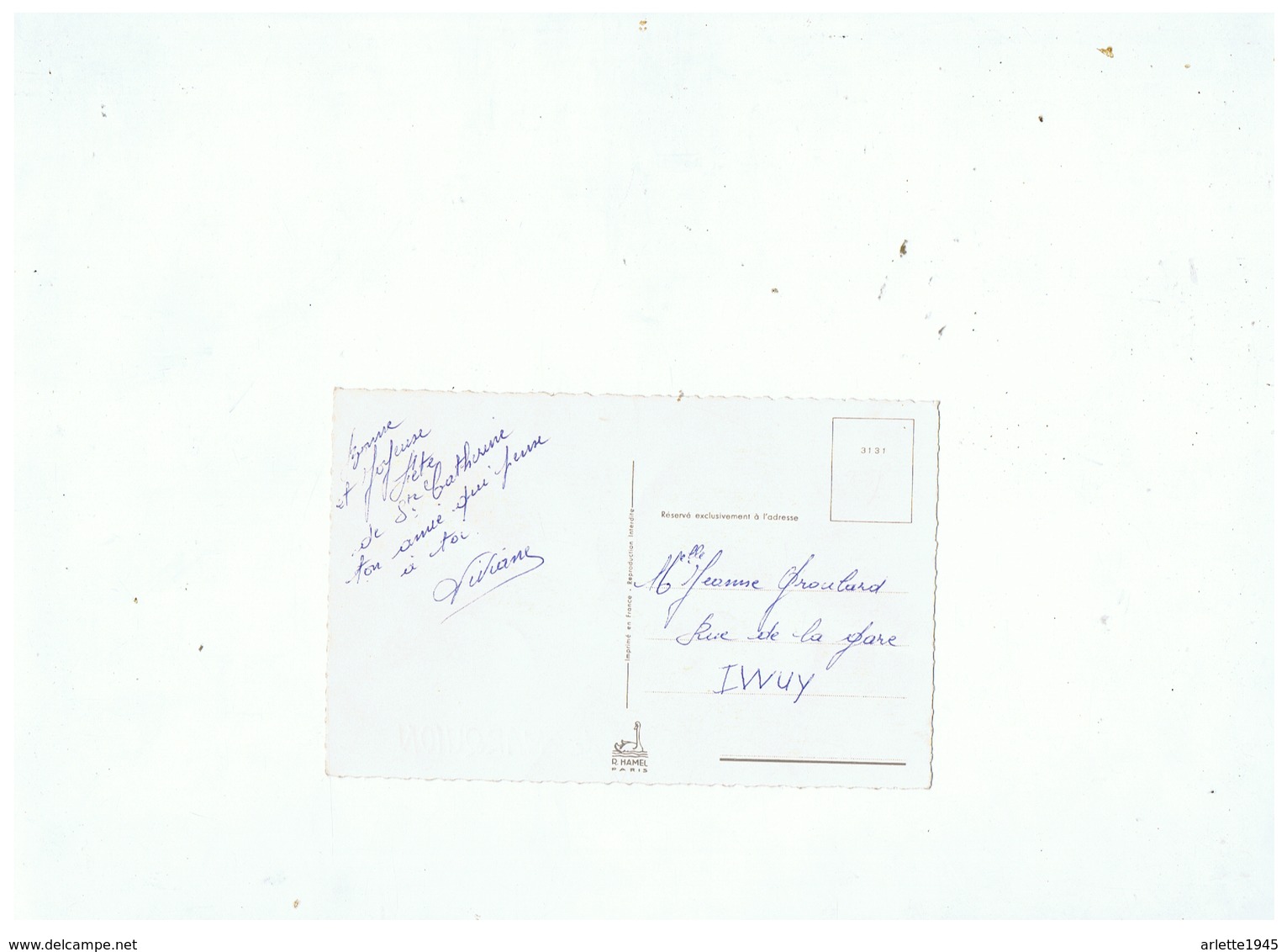 CARTE POSTALE UNE PENSEE DE MARQUION - Other & Unclassified