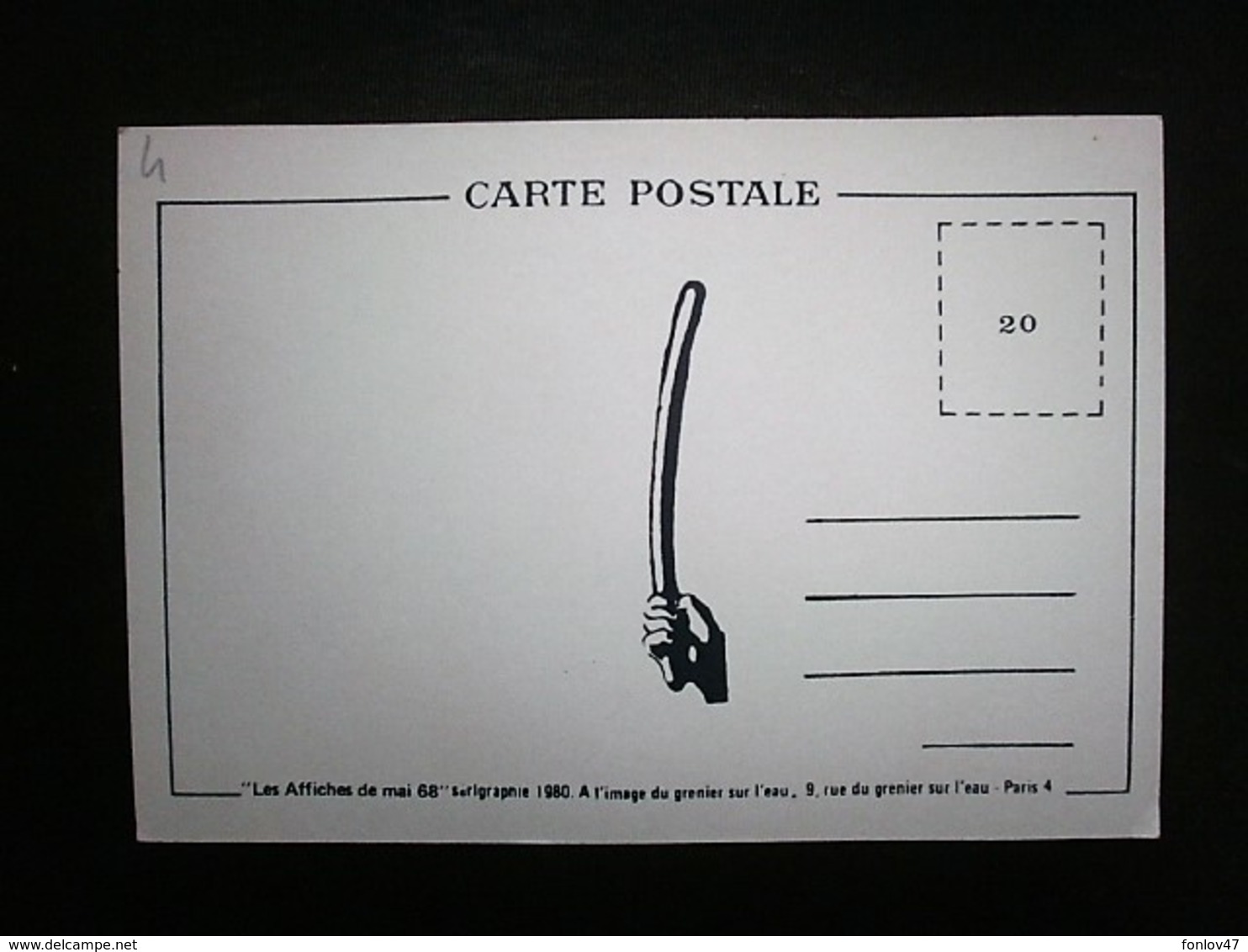 CARTE MAI 68 - Streiks