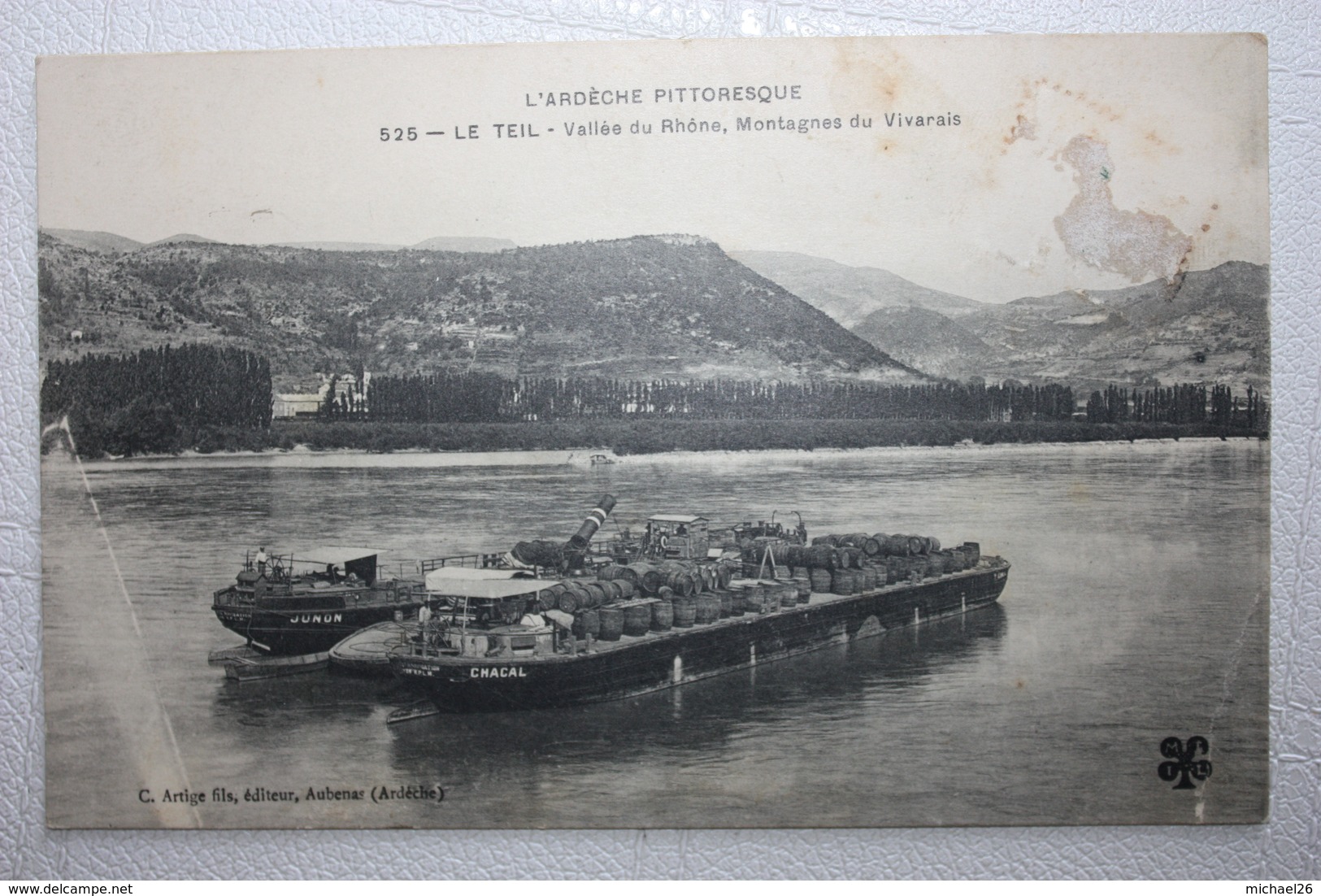 Le Teil - Montagnes Du Vivarais Bateaux Chacal JONON - Le Teil