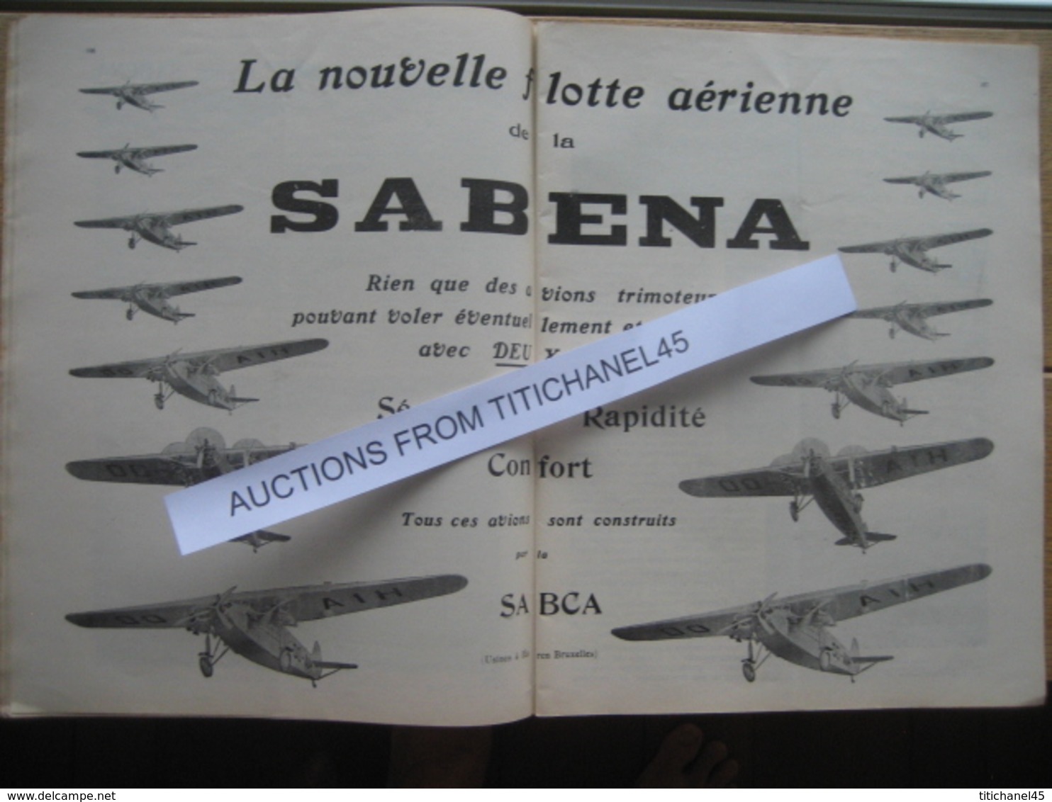 LA CONQUETE DE l'AIR 1930 n°2 - CONGO BELGE (16 pages) - ATELIERS de la SABCA - AVIA BH33 - LOUIS BLERIOT - SABENA