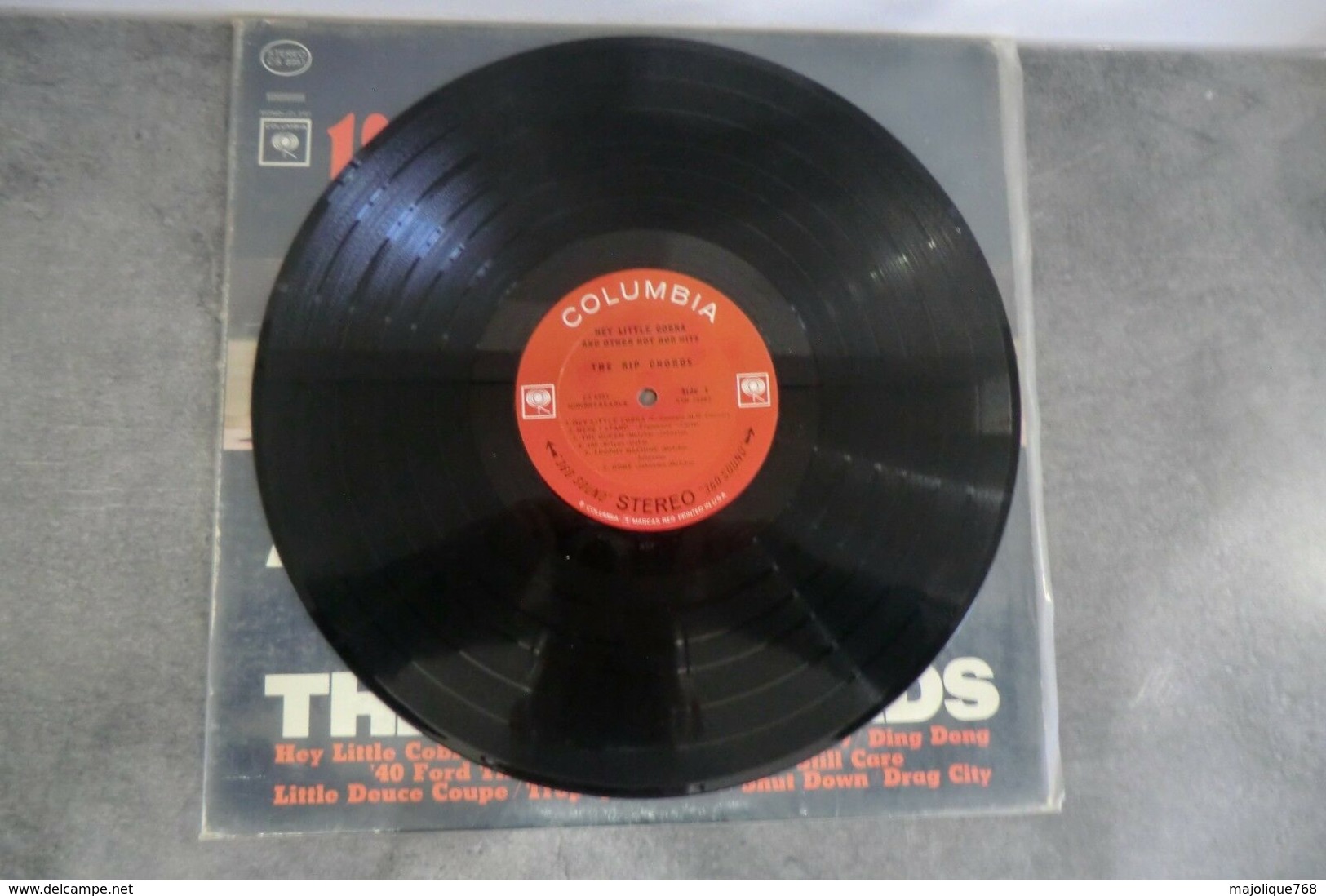 Disque-The Rip Chords - Hey Little Cobra - Columbia CS 8951 - 1964 - Sous Plastique - - Rock