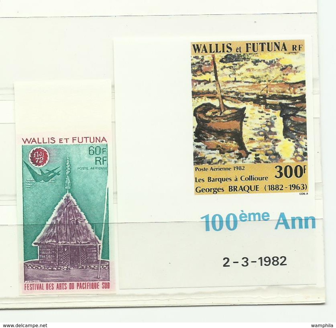 Wallis & Futuna, Non Dentelés, Unperforated, Neufs ** MNH Cote YT 40€ - Sin Dentar, Pruebas De Impresión Y Variedades