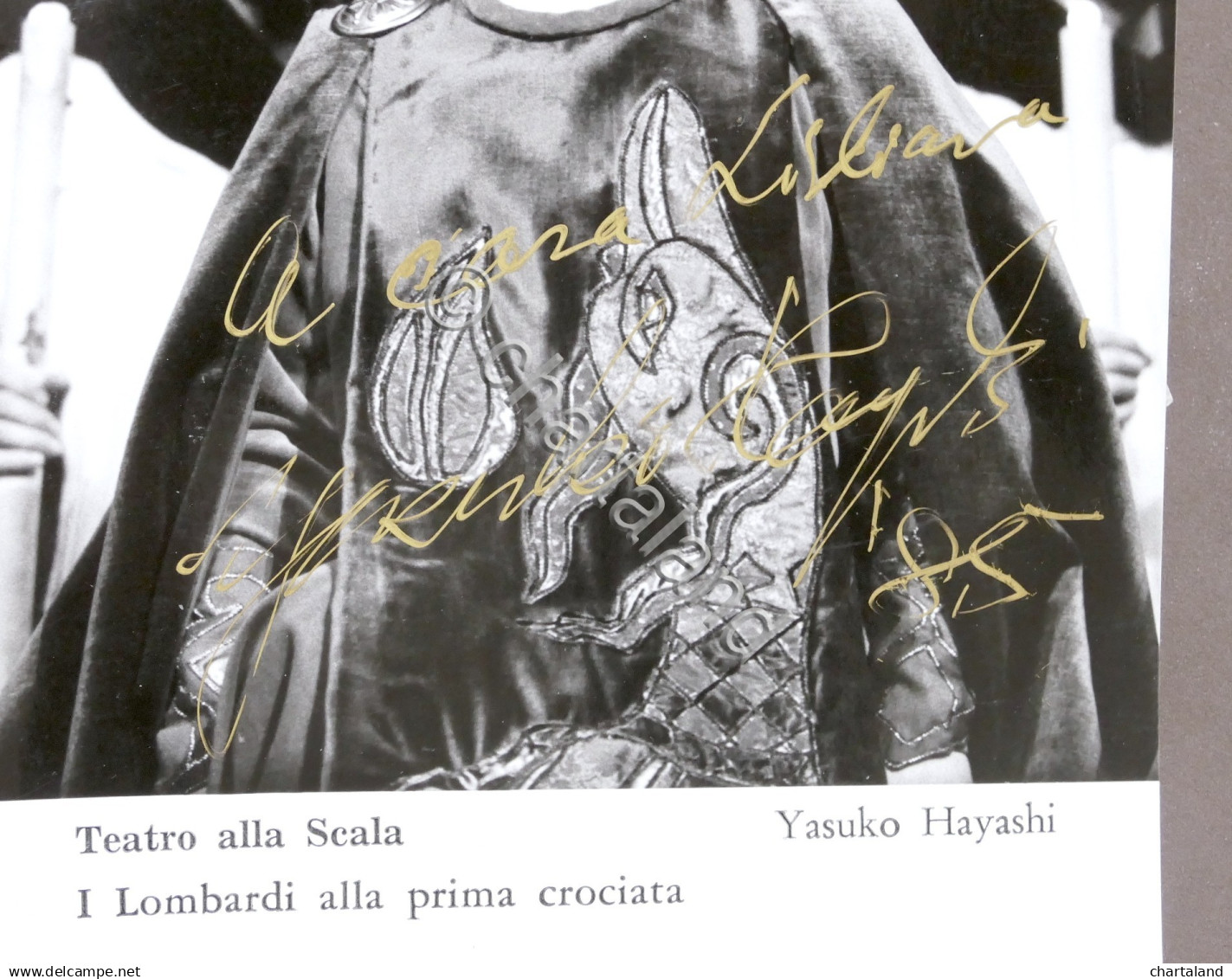 Musica Lirica - Autografo Del Soprano Yasuko Hayashi - 1985 - Altri & Non Classificati