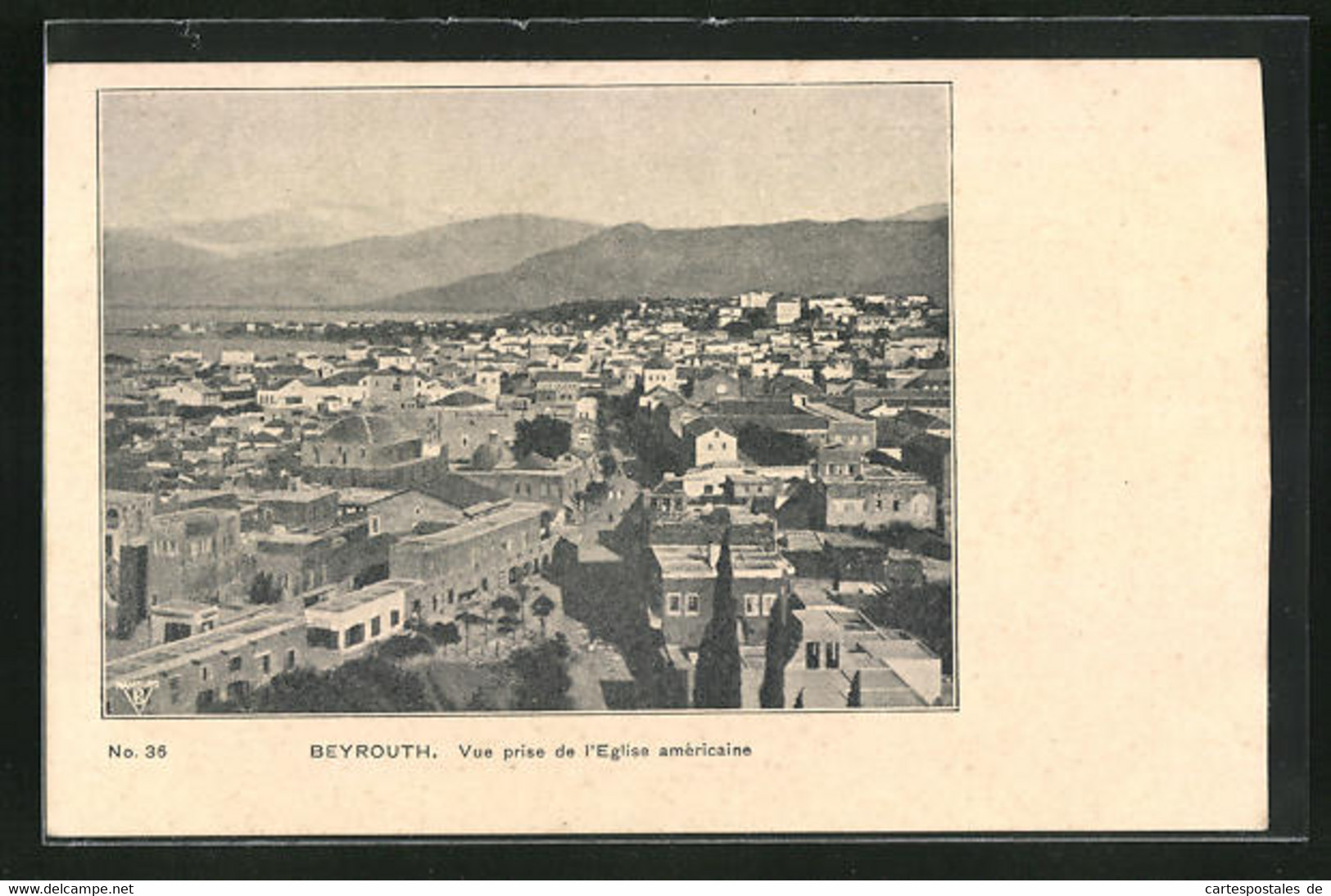 AK Beyrouth, Vue Prise De L`Eglise Americaine - Libanon